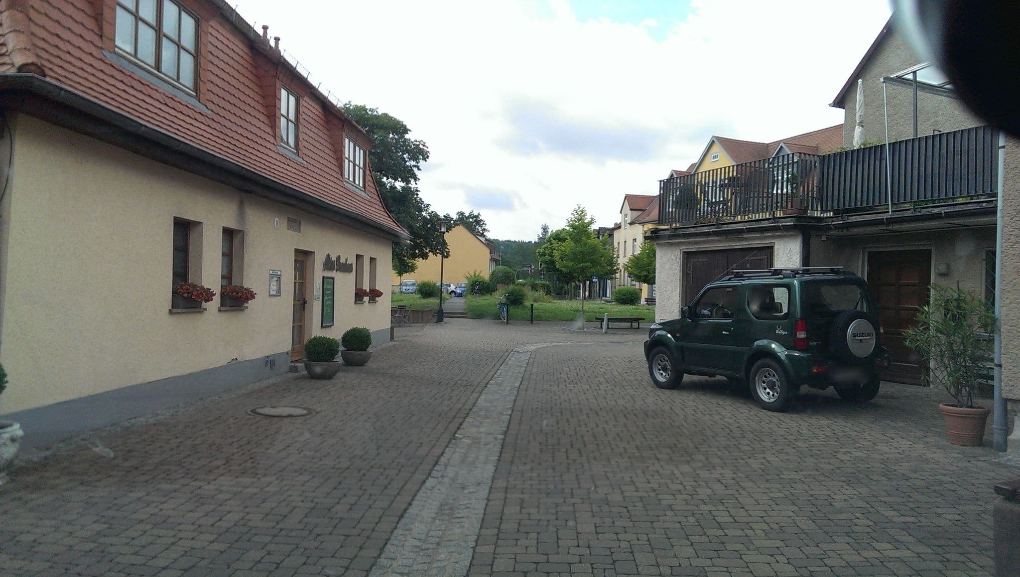 Street view near Ferienwohnung Oha, Bad Berka — © bufonto (CC BY-SA · Mapillary)