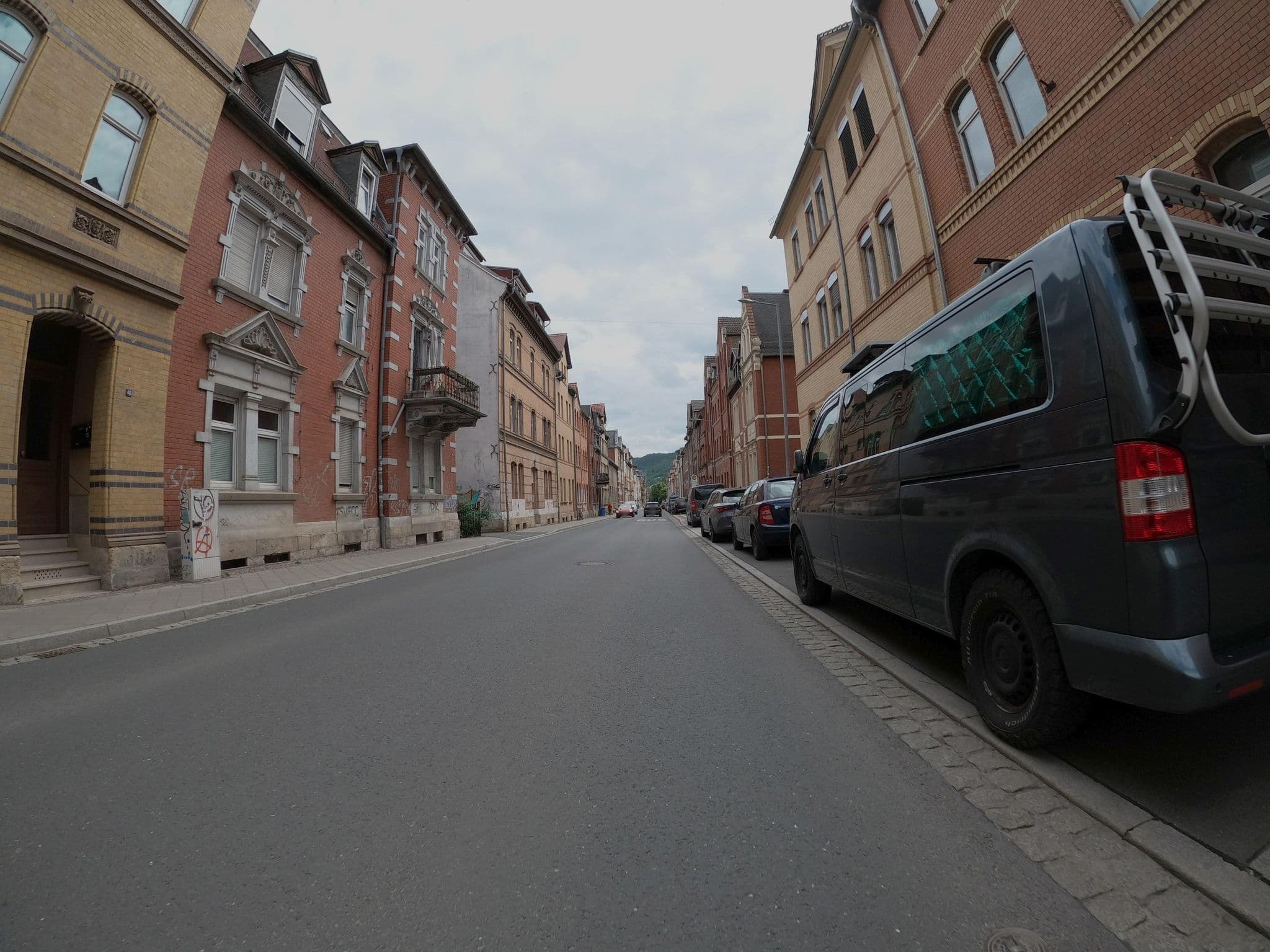 Street view near Pension Kerzel, Jena — © 741852963 (CC BY-SA · Mapillary)