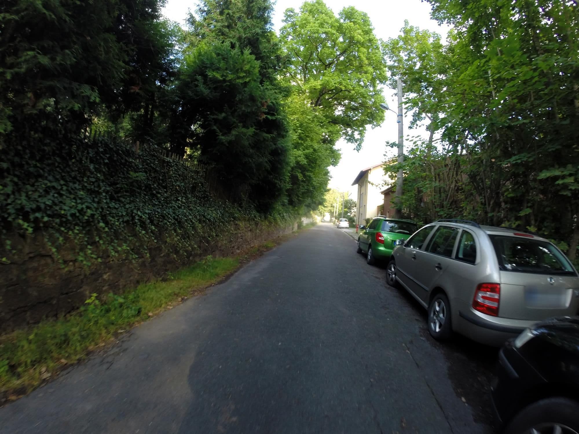 Street view near Pension Belle Epoque, Jena — © ahzf (CC BY-SA · Mapillary)