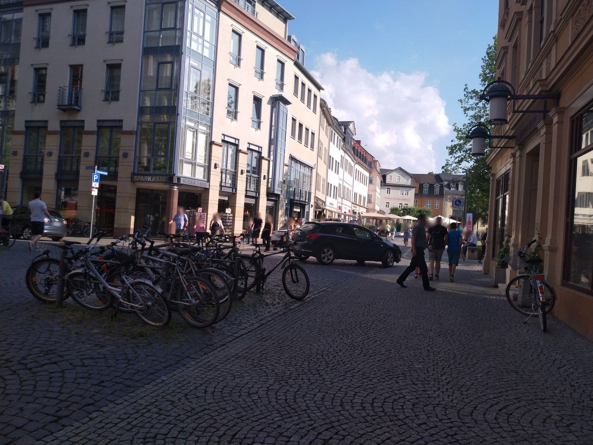 Street view near Ferienwohnung Ideal Ihn. Günter Conrad, Weimar — © pablopita (CC BY-SA · Mapillary)