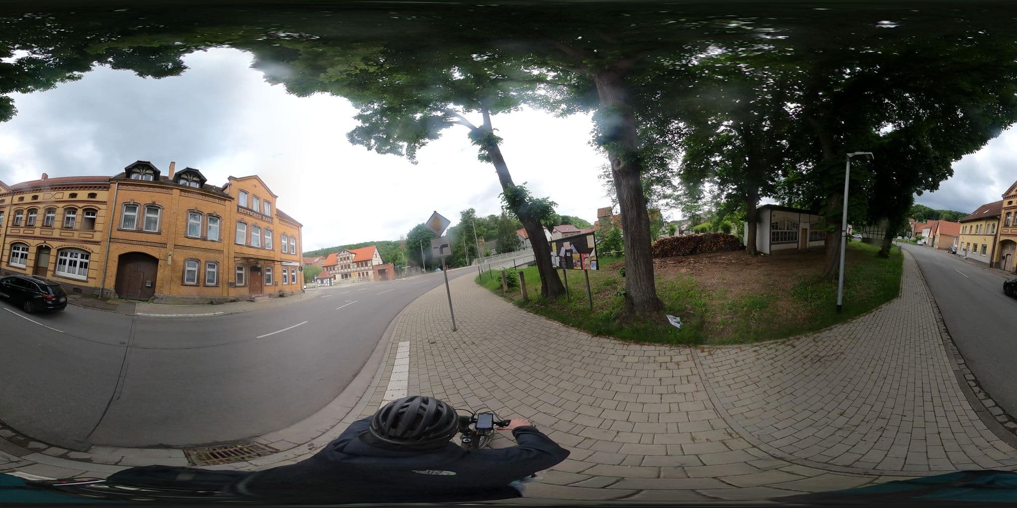 Street view near Deutsches Haus Hotel Restaurant, Wippra — © Planungsgesellschaft_RV-K (CC BY-SA · Mapillary)