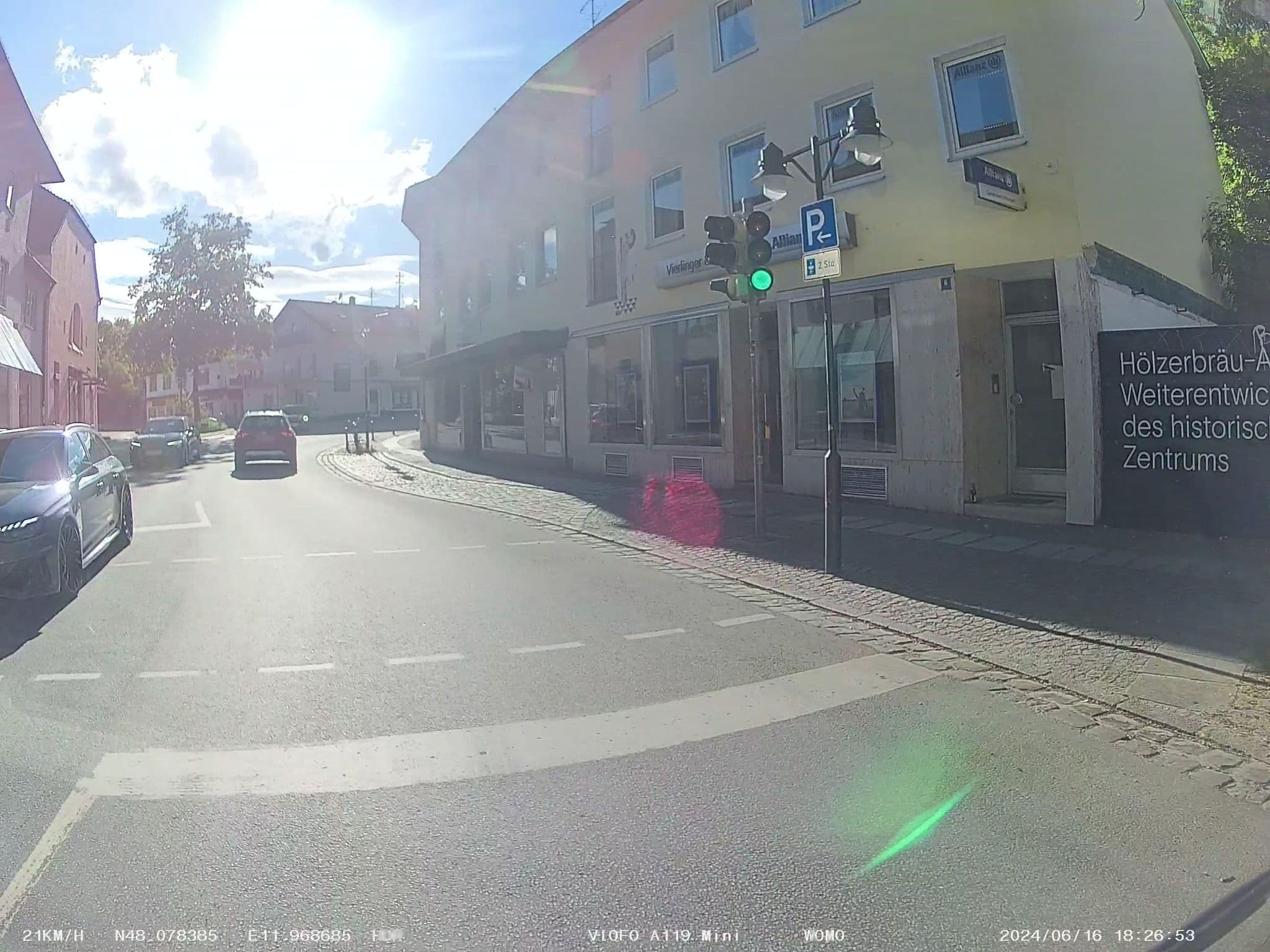 Street view near Hölzer Bräu Hotel Betriebs GmbH, Ebersberg — © soulcover (CC BY-SA · Mapillary)