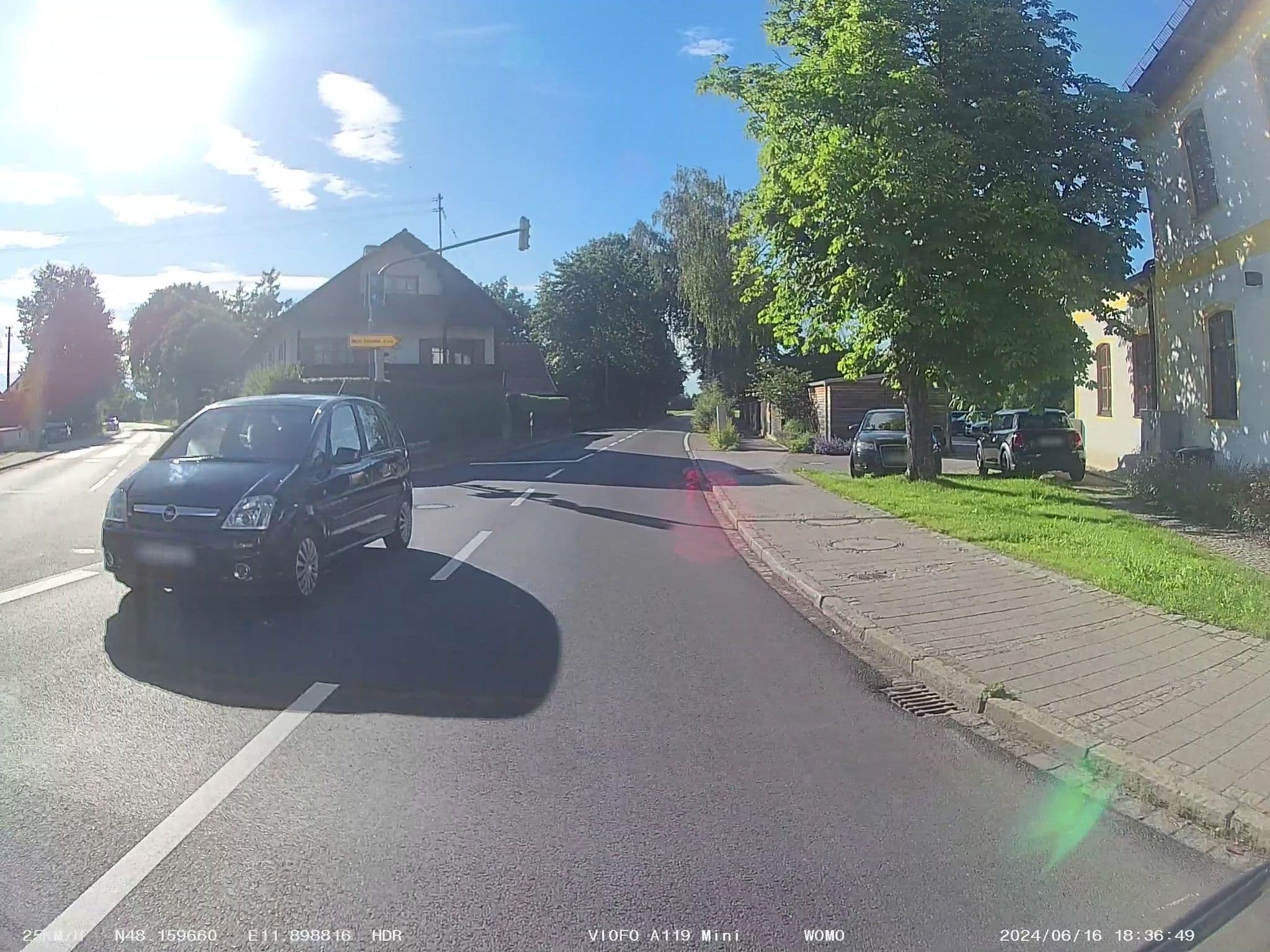 Street view near Gasthof zum Vaas, Forstinning — © soulcover (CC BY-SA · Mapillary)