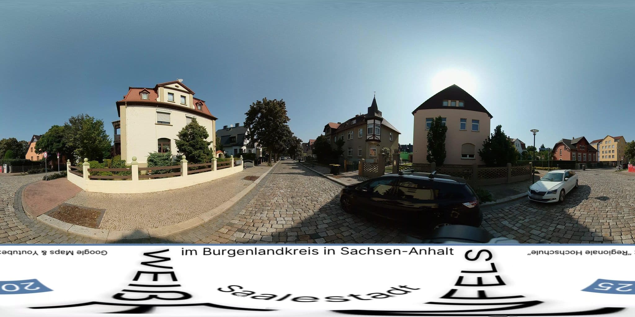 Street view near Gästehaus Liebert auf dem Weißenfelser Klemmberg, Weißenfels — © MarcAurel2 (CC BY-SA · Mapillary)