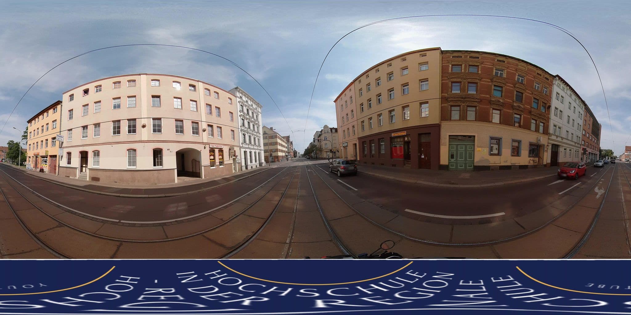 Street view near Pension Freiimfelde, Halle (Saale) — © MarcAurel2 (CC BY-SA · Mapillary)