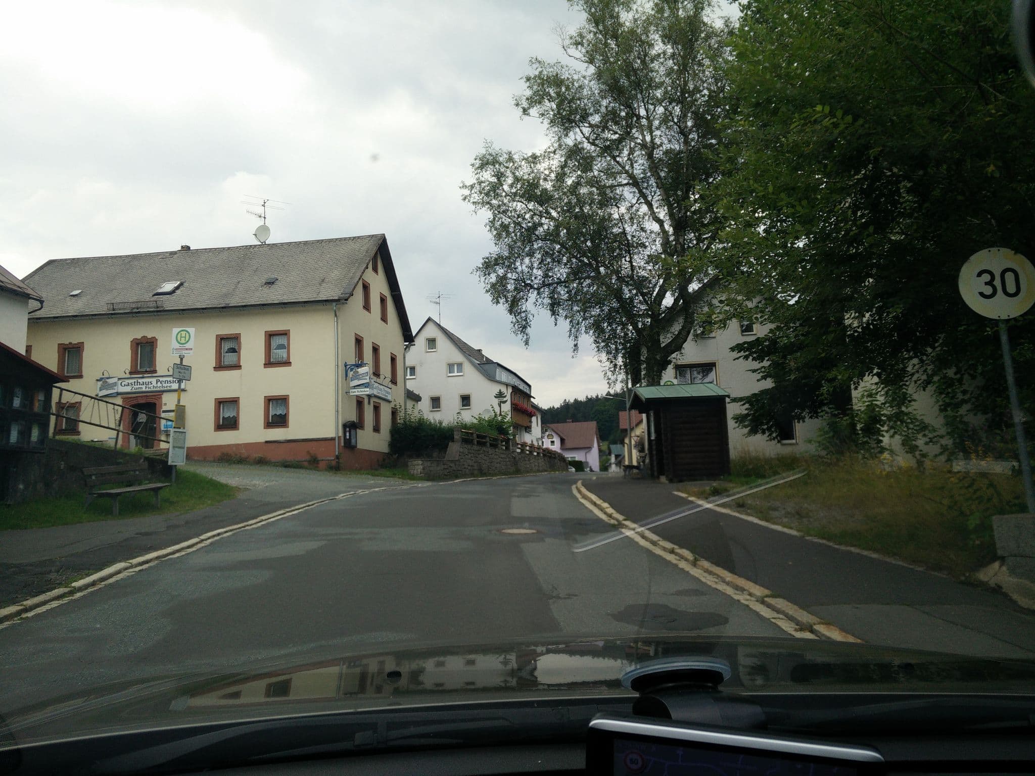 Street view near Pension Sonne, Fichtelberg — © fahrradfahrer (CC BY-SA · Mapillary)