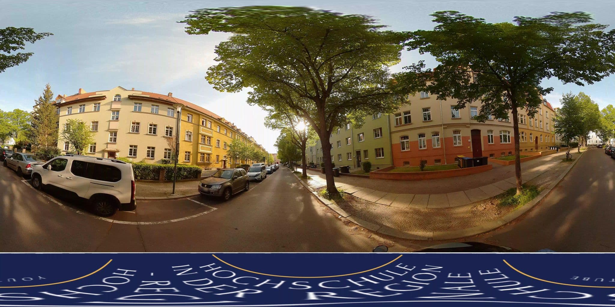 Street view near Citywohnungen Halle an der Saale, Halle (Saale) — © MarcAurel2 (CC BY-SA · Mapillary)
