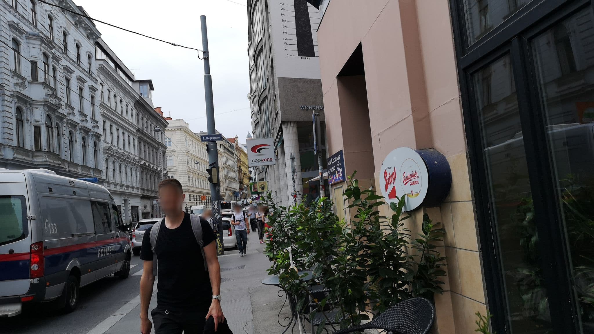 Street view near Kolpinghaus Wien-Zentral, Mariahilf — © rsandu (CC BY-SA · Mapillary)