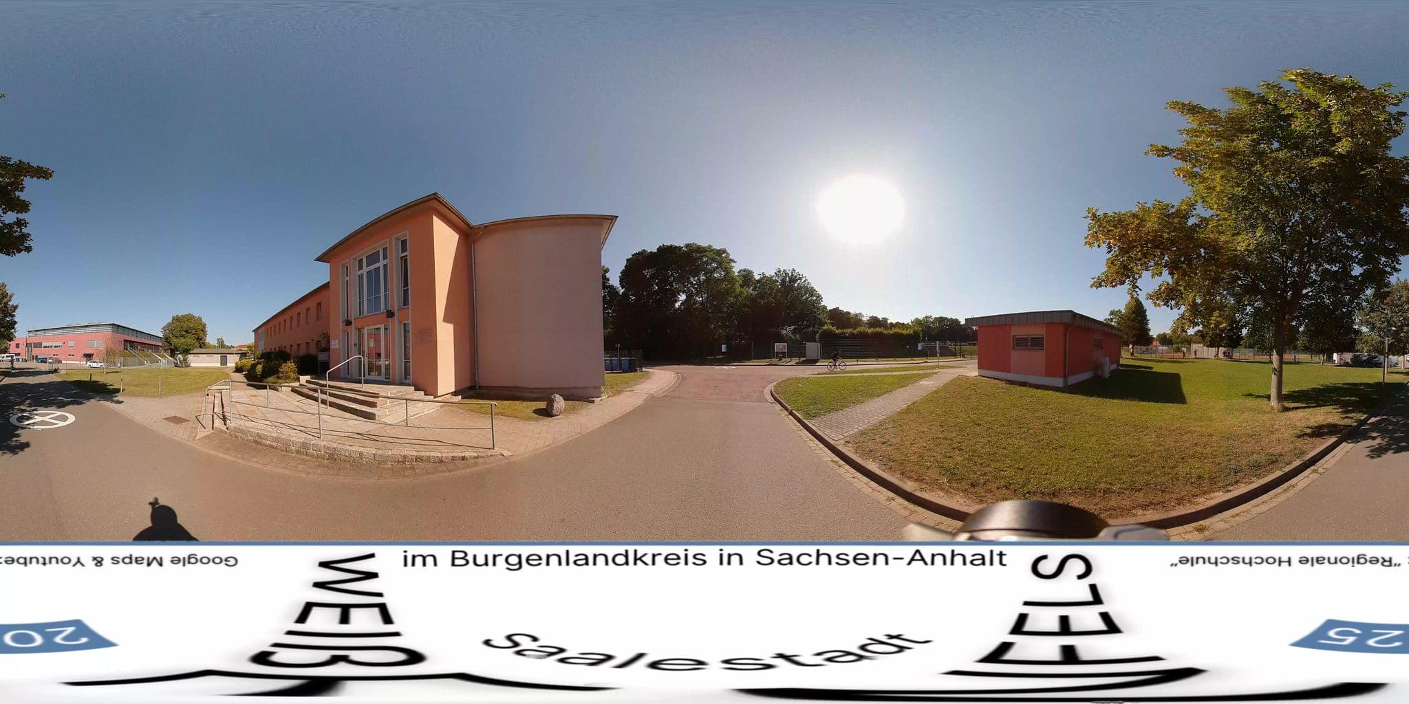 Street view near Sport Tourist Hostel Weißenfels, Weißenfels — © MarcAurel2 (CC BY-SA · Mapillary)