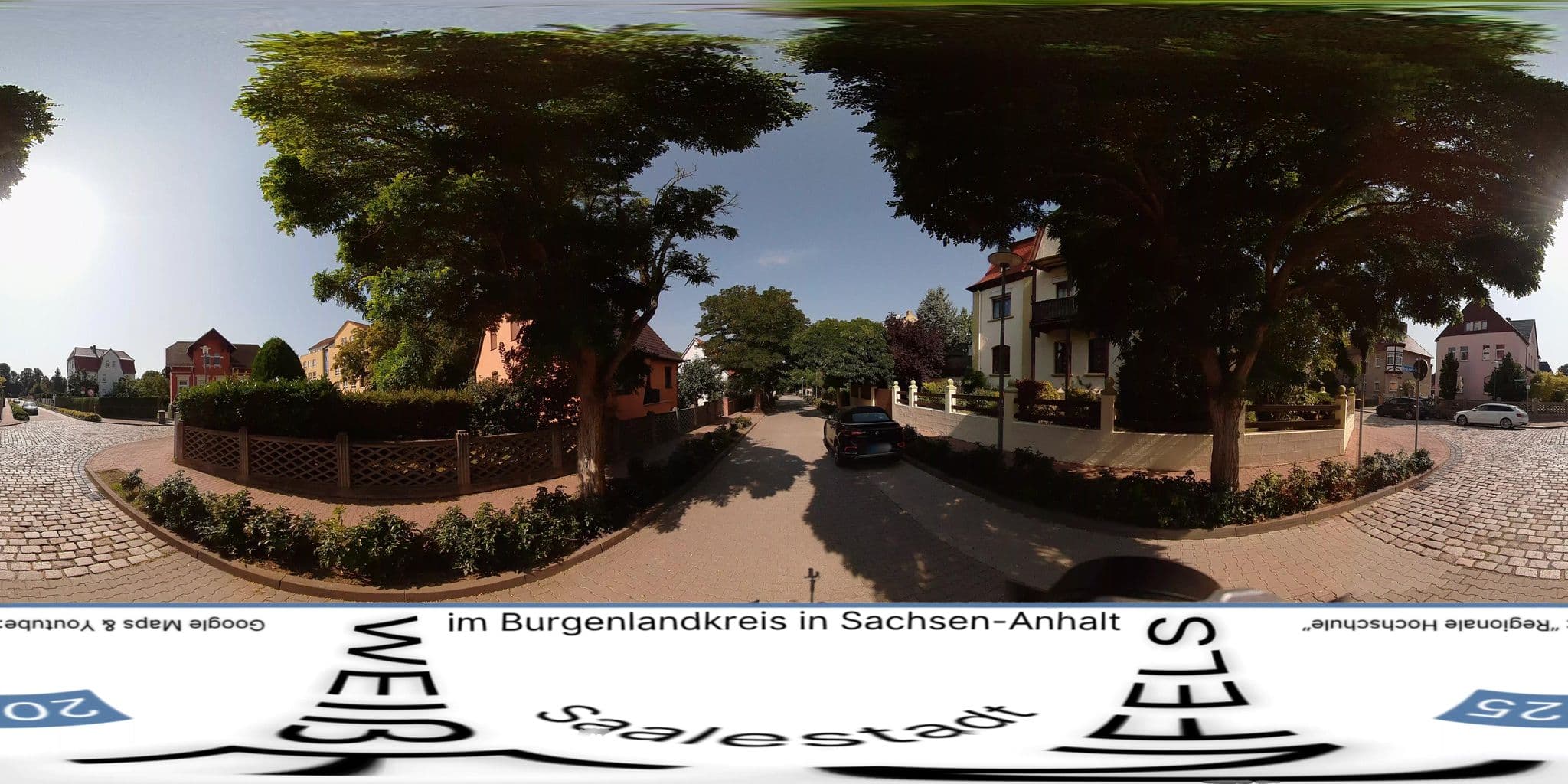Street view near Gästehaus Liebert Zimmervermietung, Weißenfels — © MarcAurel2 (CC BY-SA · Mapillary)