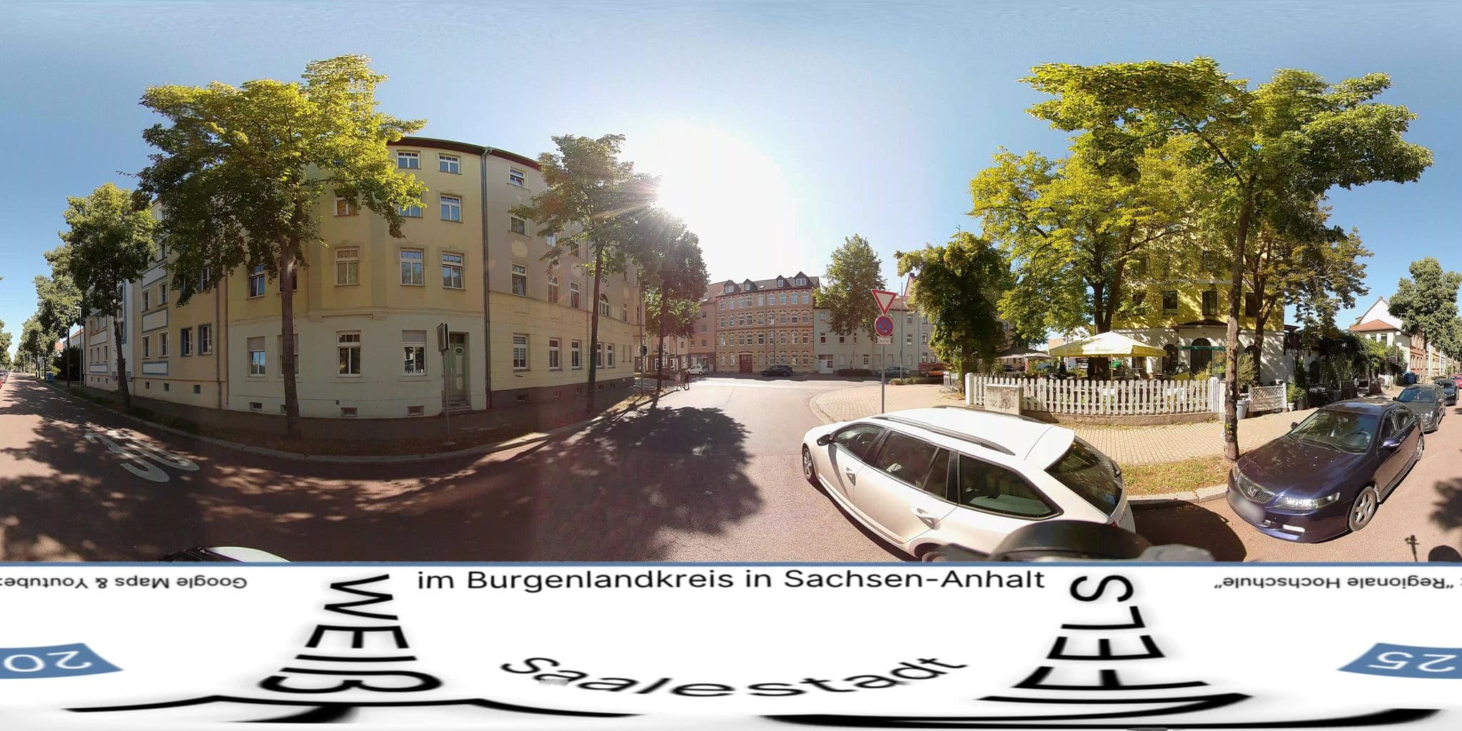 Street view near Hotel Stadt Weißenfels, Weißenfels — © MarcAurel2 (CC BY-SA · Mapillary)