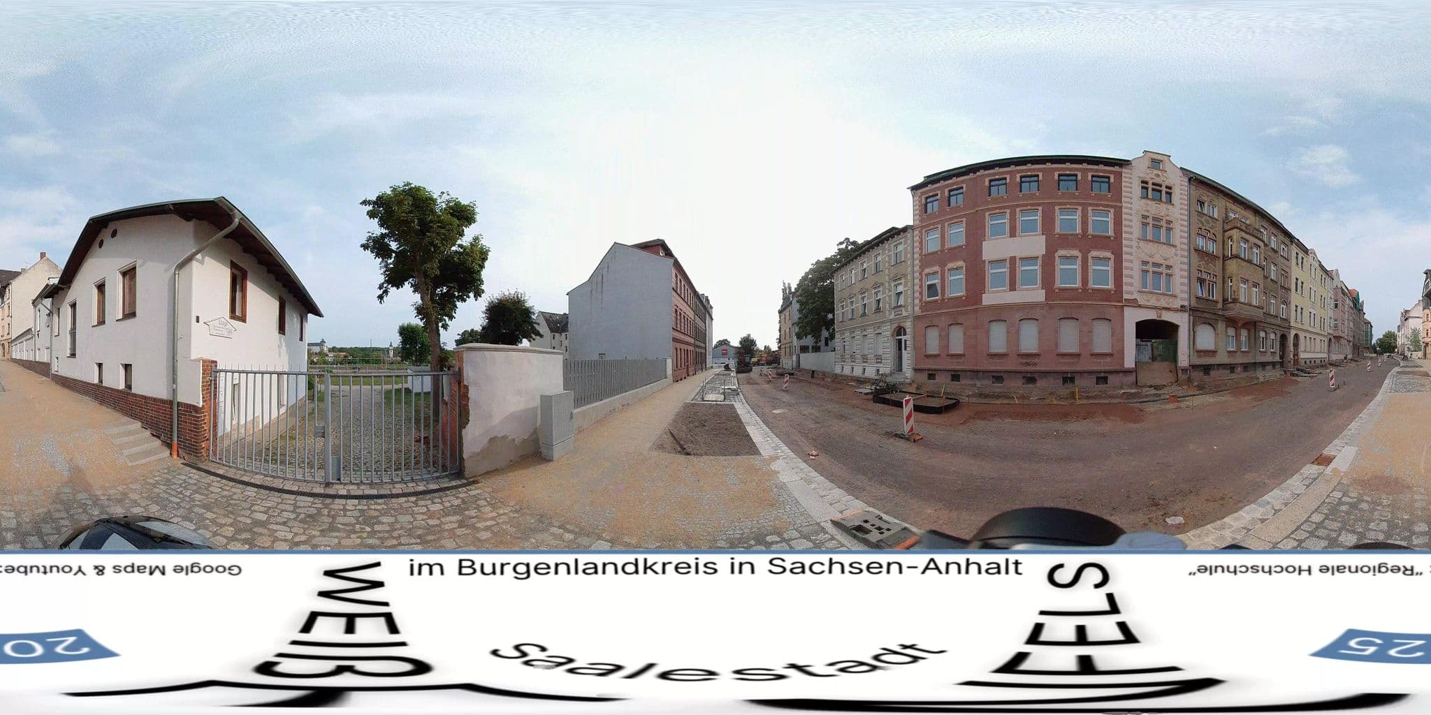Street view near Zimmervermietung Stoye, Weißenfels — © MarcAurel2 (CC BY-SA · Mapillary)