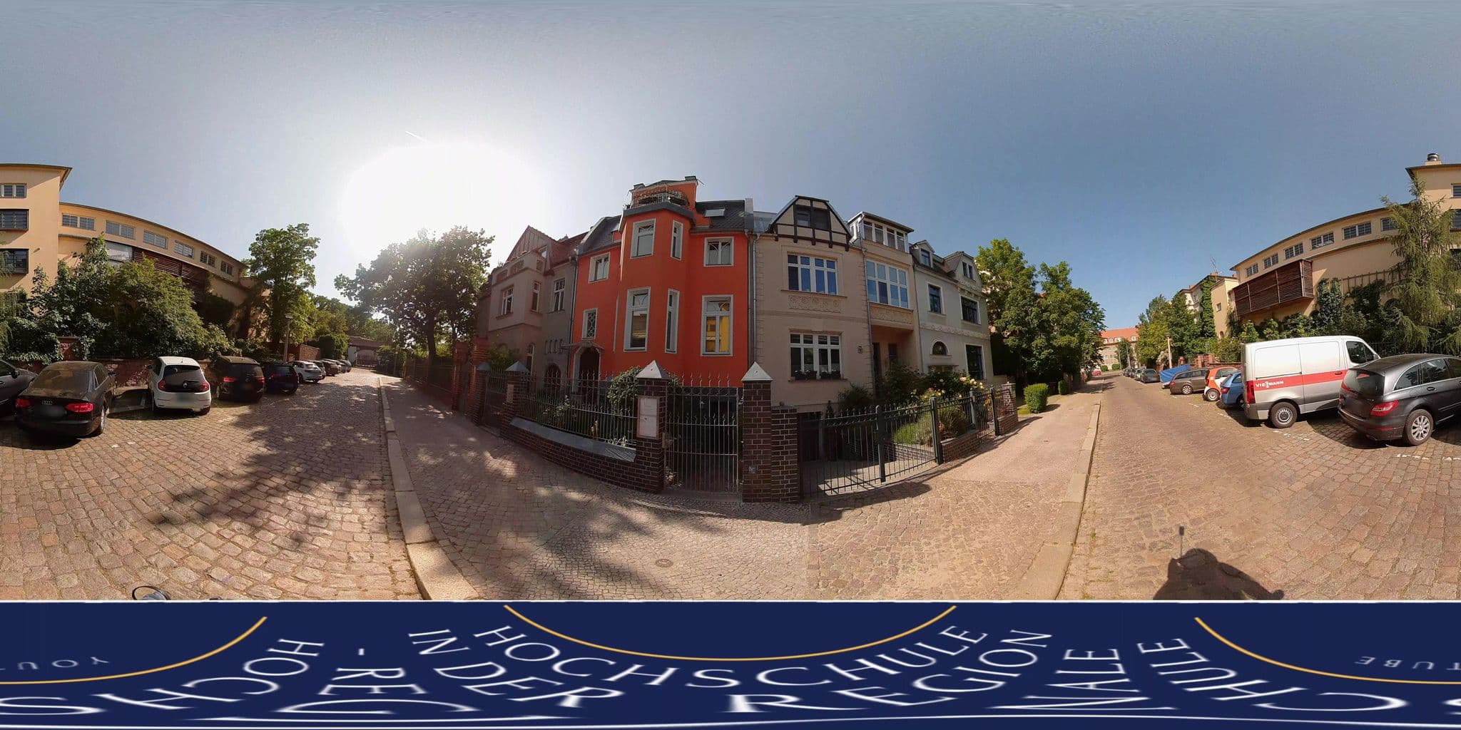 Street view near Ferienwohnung am Zoo - Thomas Purgand, Halle (Saale) — © MarcAurel2 (CC BY-SA · Mapillary)