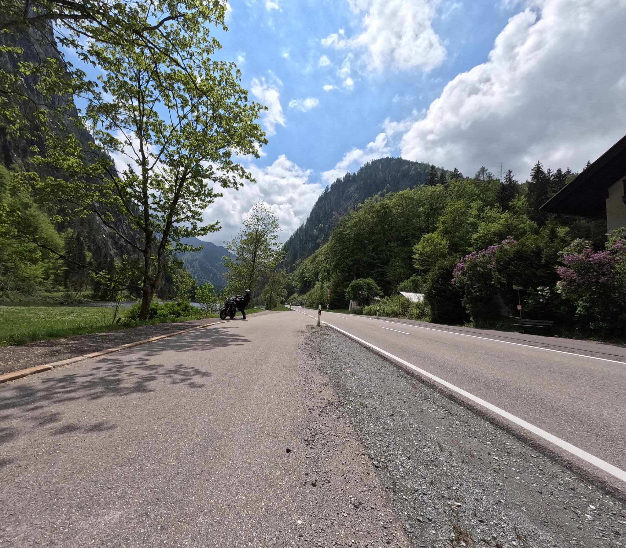 Street view near Appartements am Förchensee, Ruhpolding — © natebus (CC BY-SA · Mapillary)