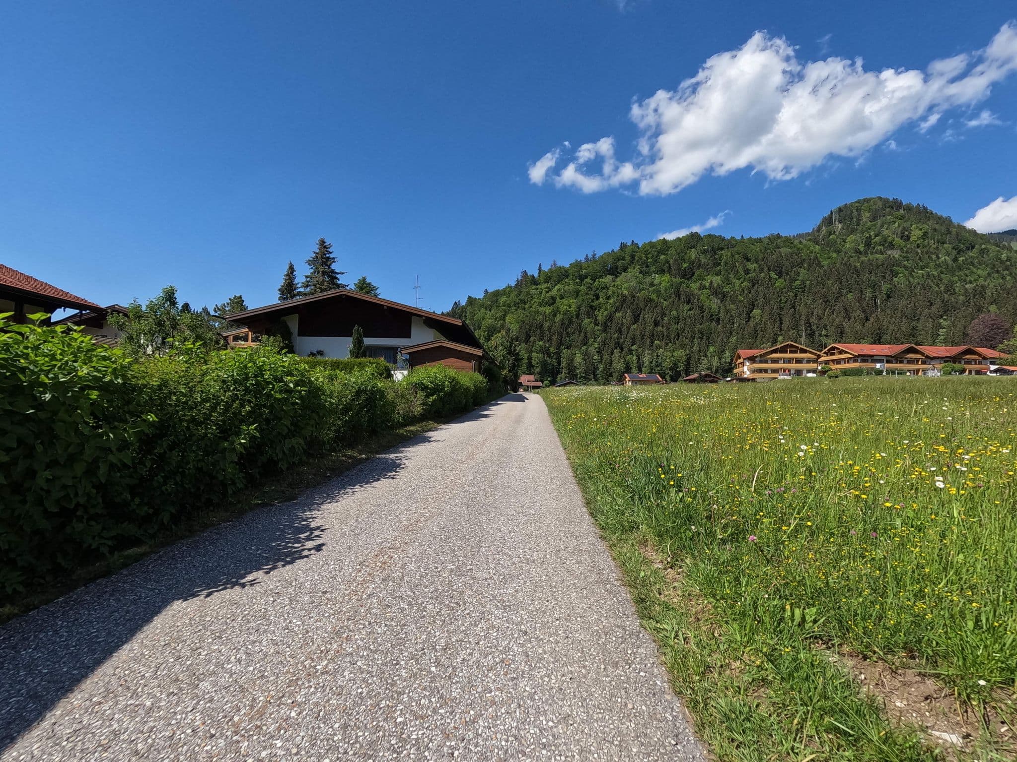 Street view near Gästehaus Bartholomäus, Unterwössen — © natebus (CC BY-SA · Mapillary)