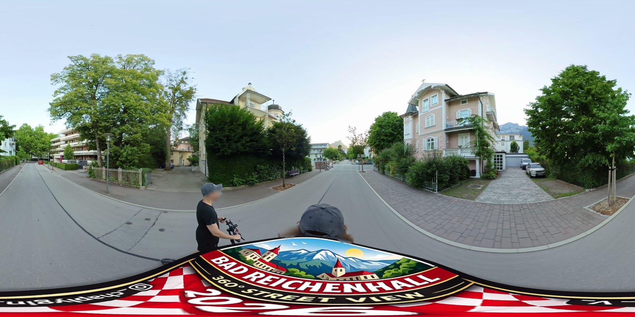Street view near Haus Emmaus, Bad Reichenhall — © niceBALANCE (CC BY-SA · Mapillary)