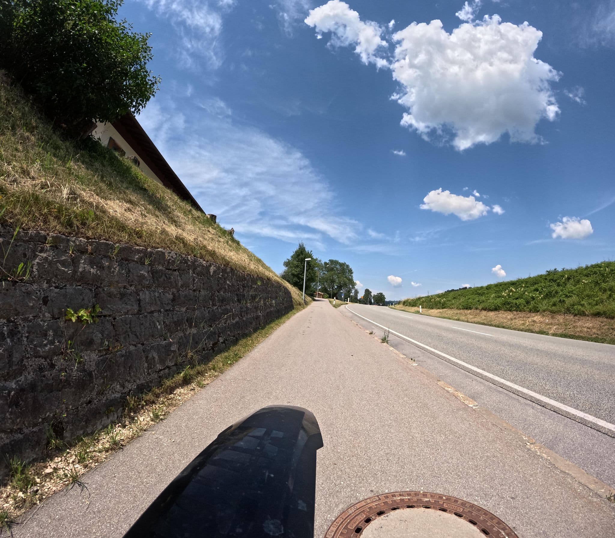 Street view near Privatpension Groiß, Siegsdorf — © natebus (CC BY-SA · Mapillary)