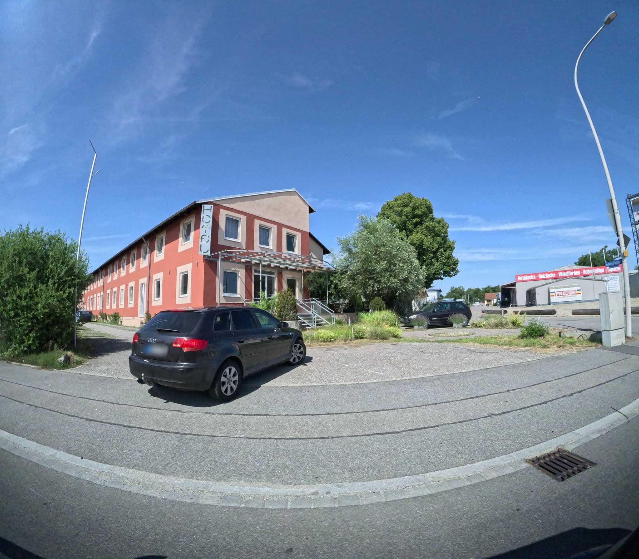 Street view near Hotel Sleep Inn, Landshut — © erias (CC BY-SA · Mapillary)