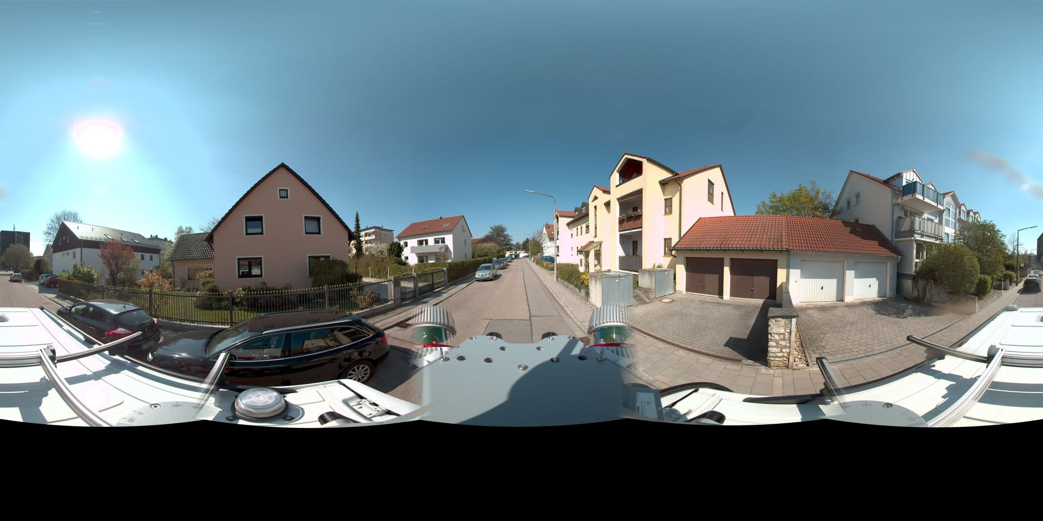 Street view near Ferienwohnung Schäffer, Regensburg — © strabag (CC BY-SA · Mapillary)