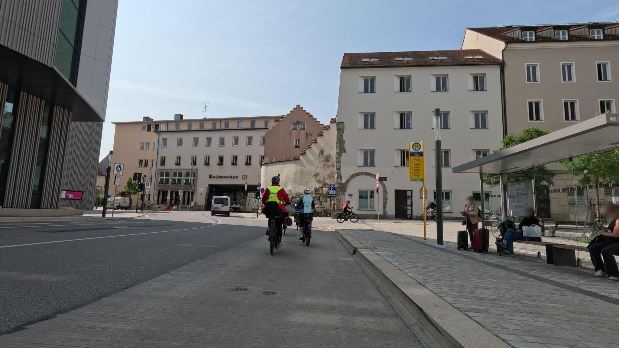 Street view near Hotel VIII, Regensburg — © rnissl (CC BY-SA · Mapillary)