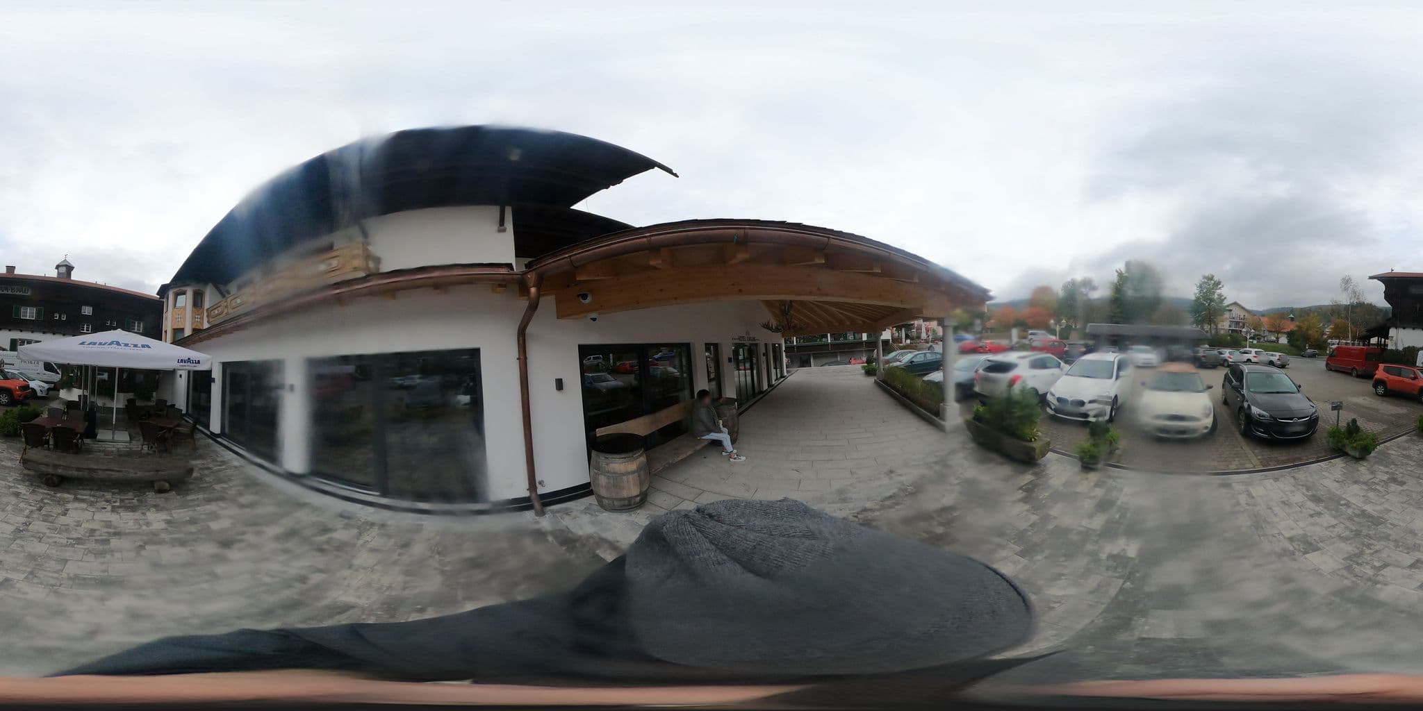 Street view near Hotel Gasthof Adam-Bräu, Bodenmais — © aceini (CC BY-SA · Mapillary)