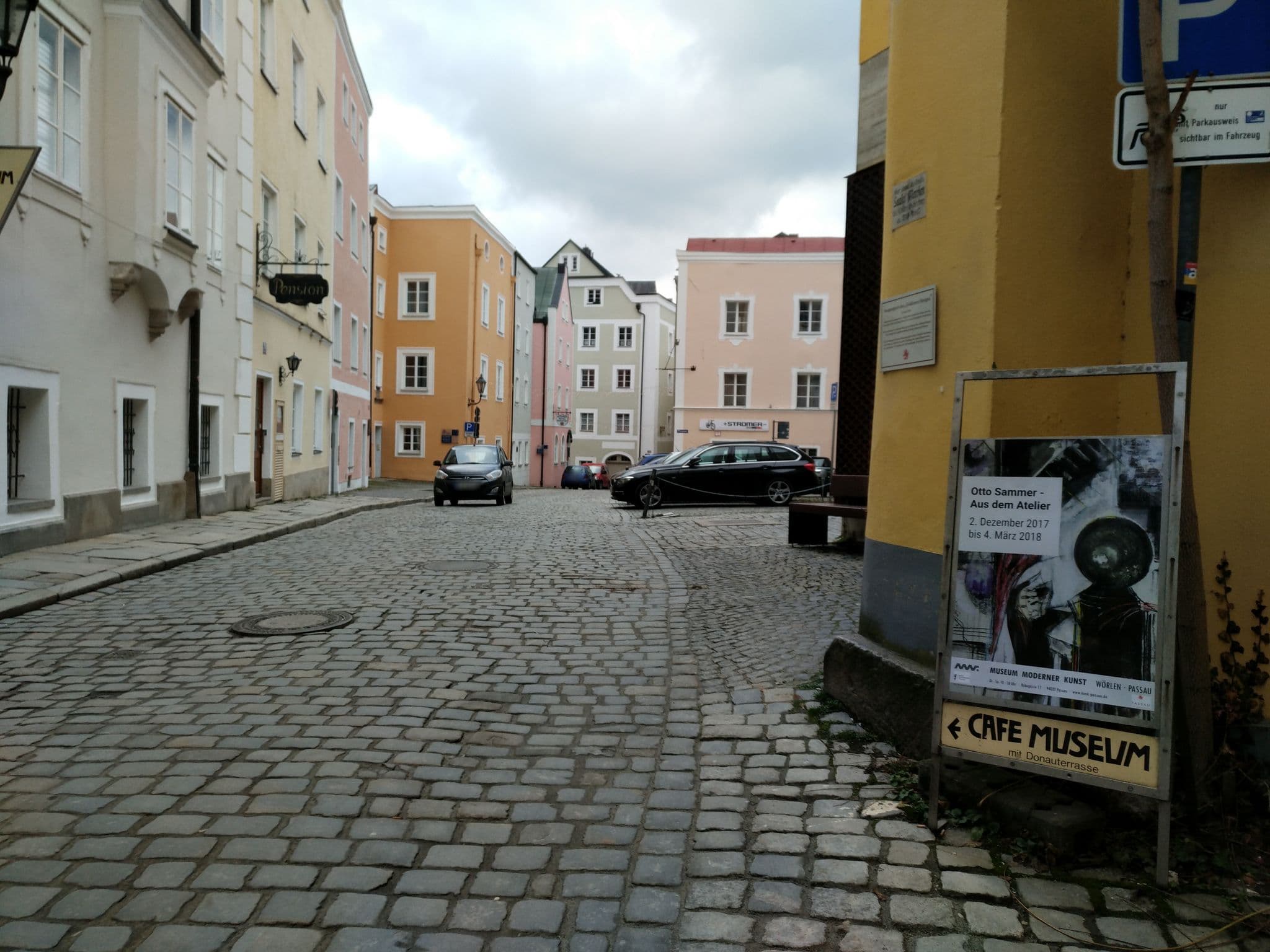 Street view near Pension Rößner, Passau — © aceini (CC BY-SA · Mapillary)