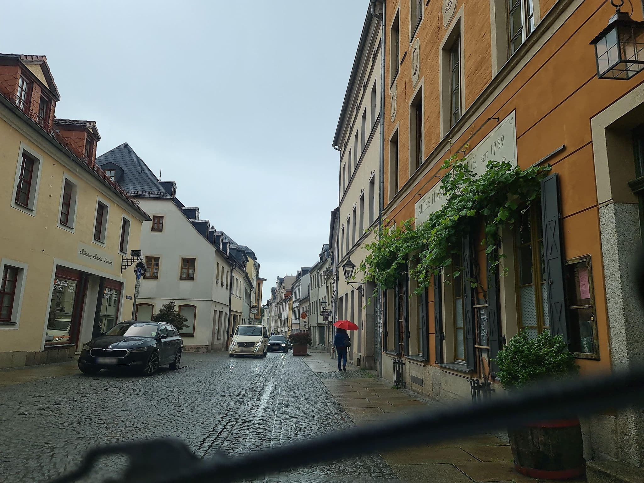 Street view near Altes Handelshaus, Plauen — © canislupus (CC BY-SA · Mapillary)
