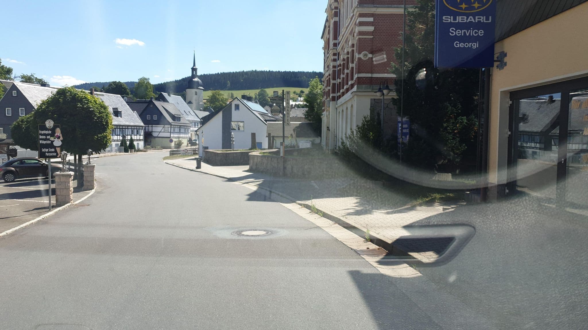 Street view near Zum Schützenhaus Gasthof und Pension, Sosa — © canislupus (CC BY-SA · Mapillary)