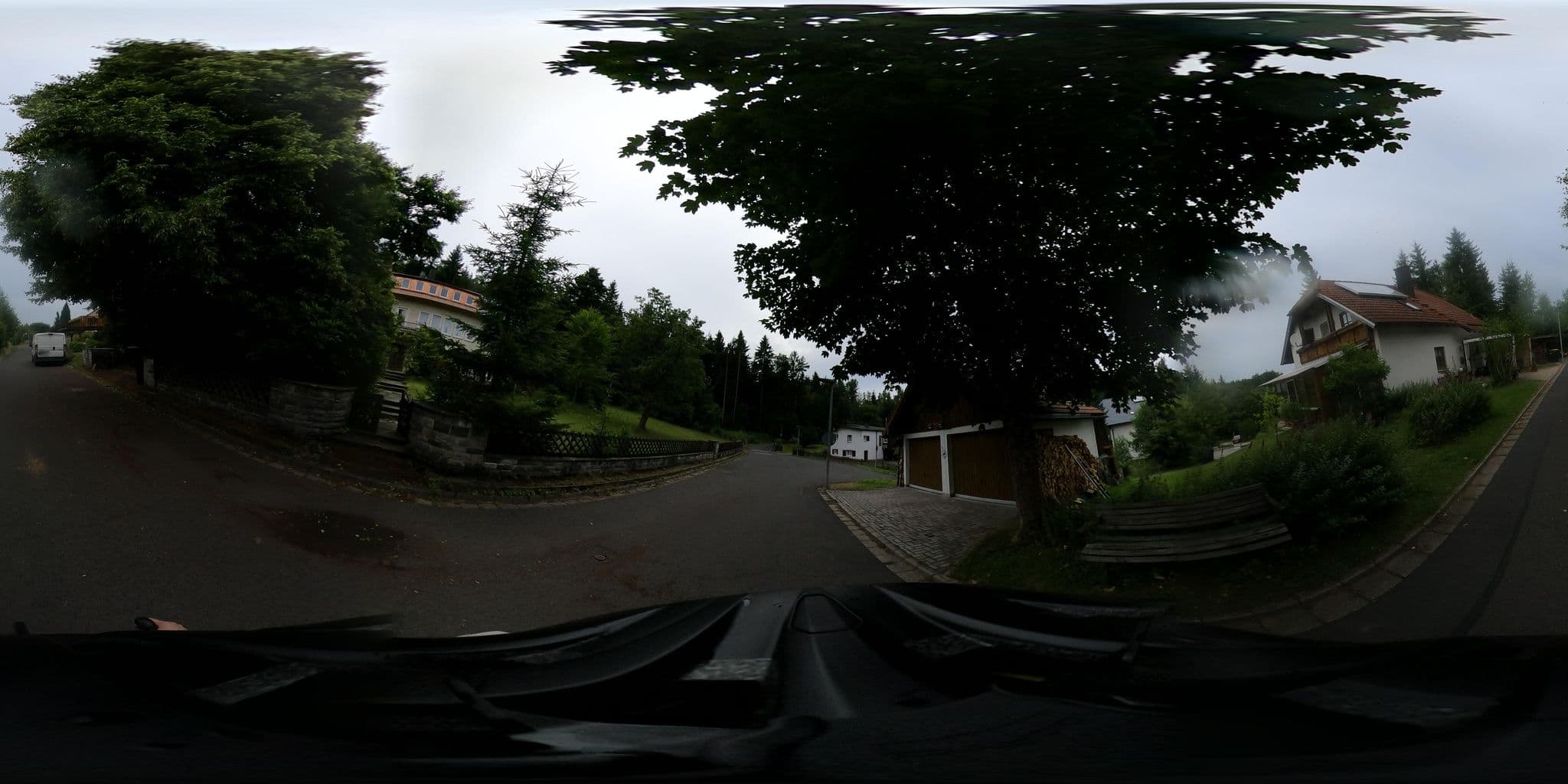 Street view near Pension & Café "Am Forst", Bad Alexandersbad — © kopra (CC BY-SA · Mapillary)
