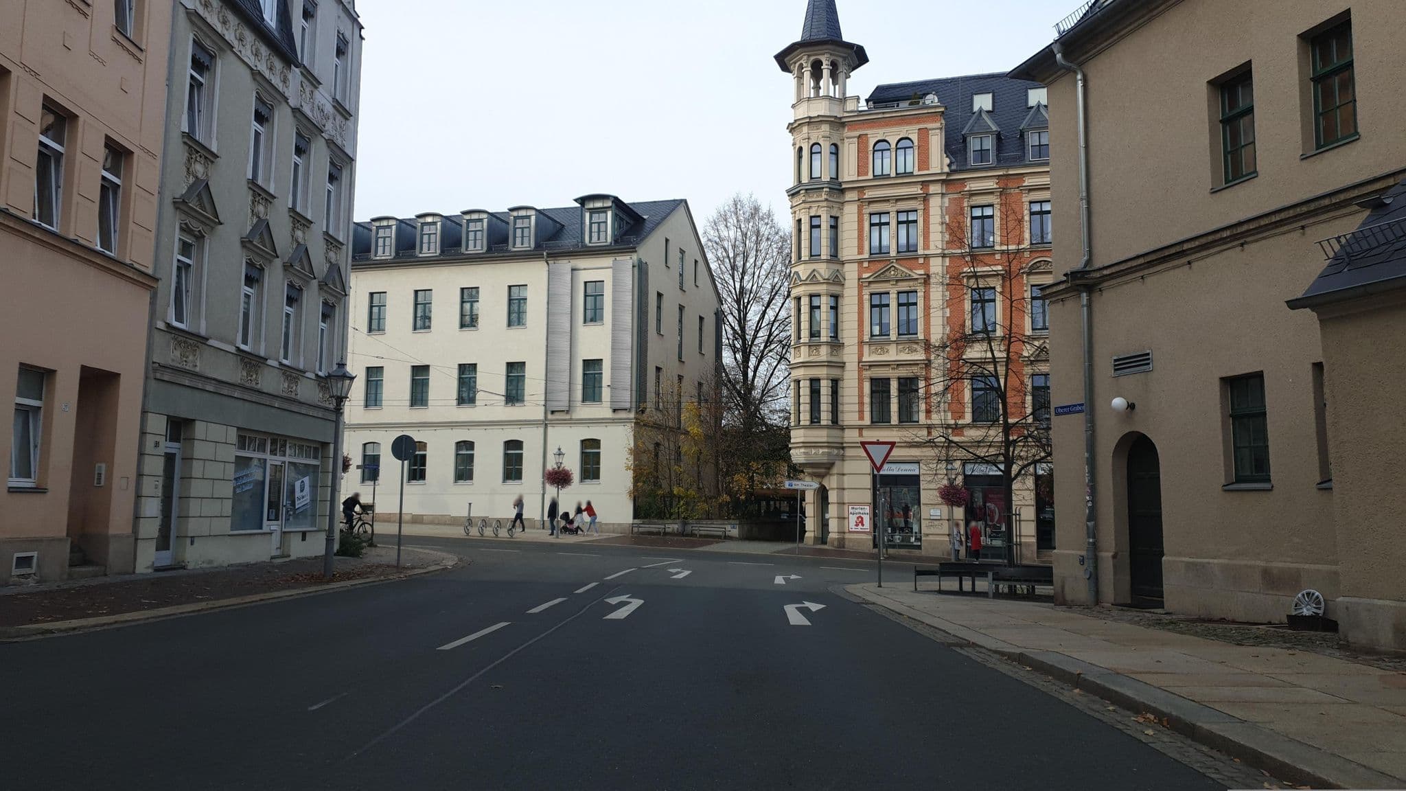 Street view near Jugendherberge Plauen, Plauen — © canislupus (CC BY-SA · Mapillary)