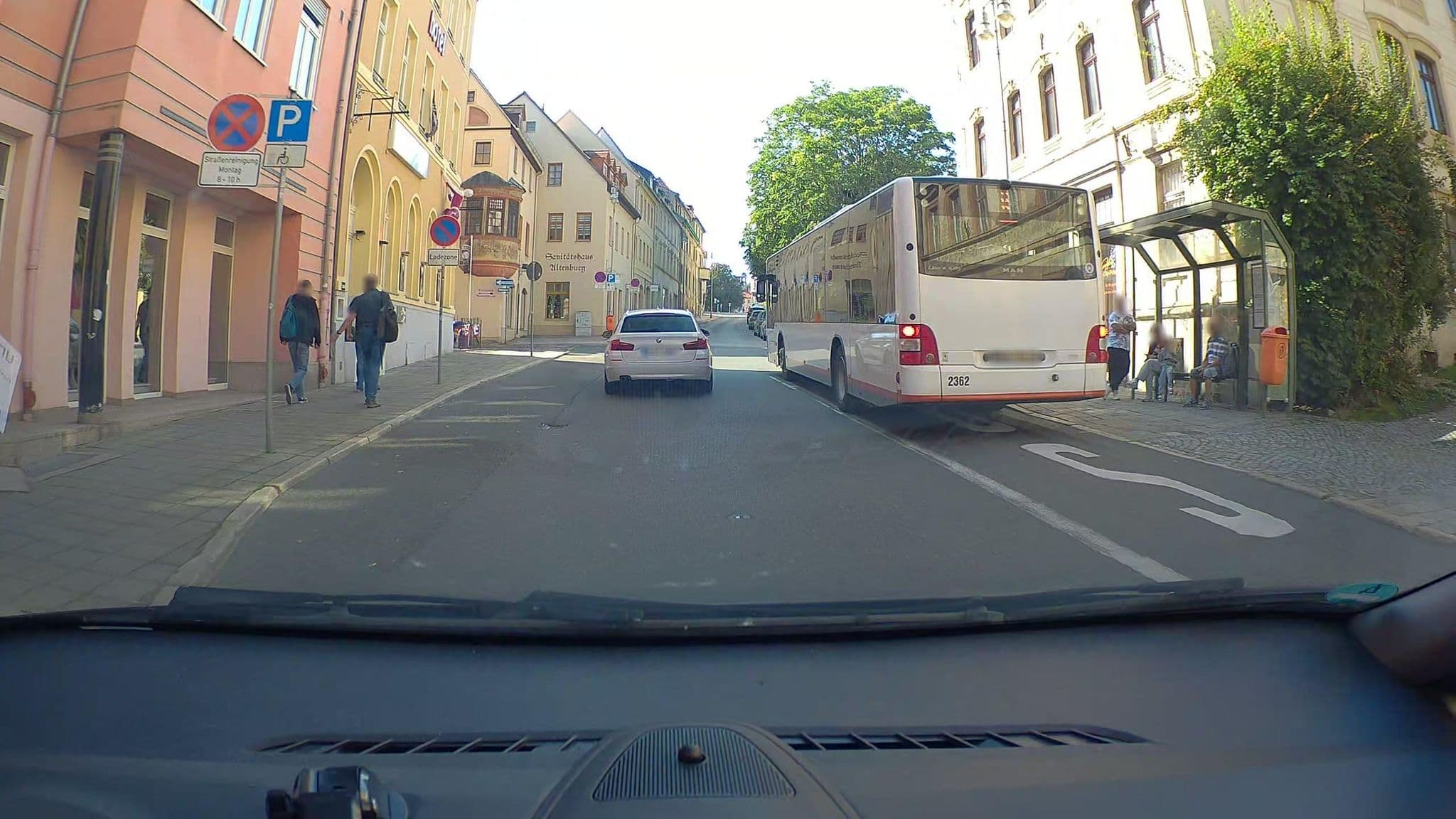 Street view near Hotel Engel, Altenburg — © poxonline (CC BY-SA · Mapillary)