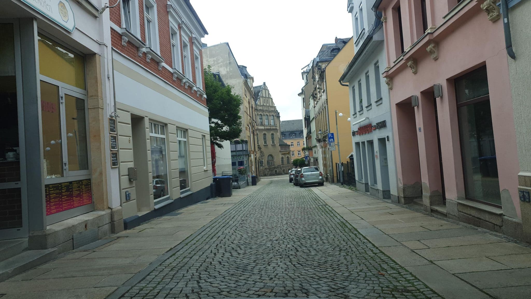 Street view near Pension Zur Alten Gärtnerei, Reichenbach/Vogtland — © canislupus (CC BY-SA · Mapillary)