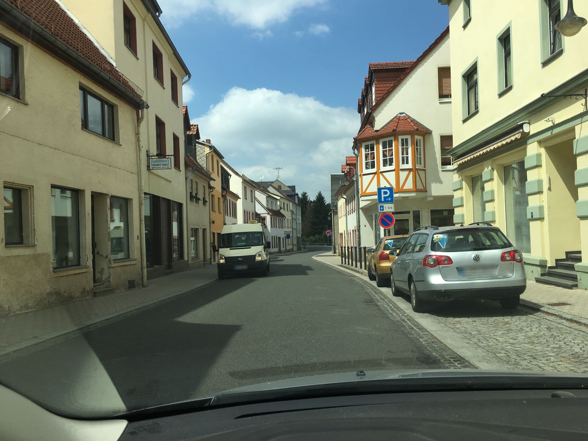 Street view near Pension und Ferienwohnung Familie Junghans, Frohburg — © bejotel (CC BY-SA · Mapillary)