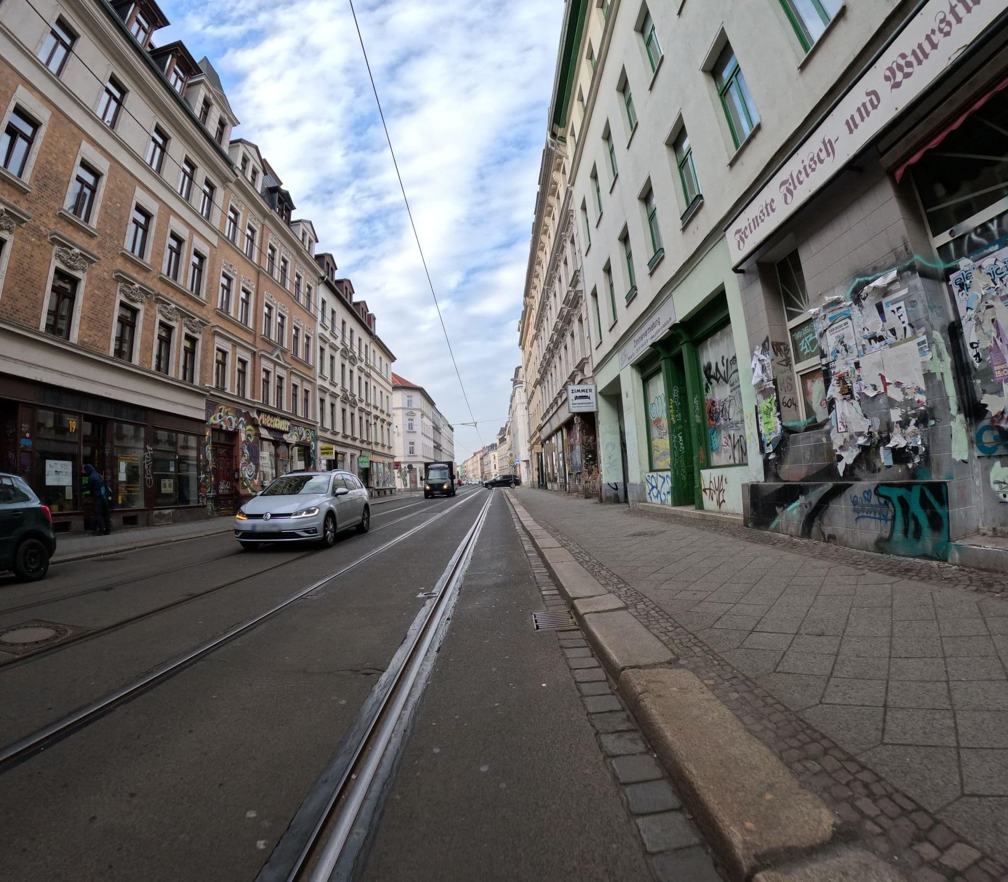 Street view near Zimmervermittlung Markus Kiy, Kleinzschocher — © kopra (CC BY-SA · Mapillary)