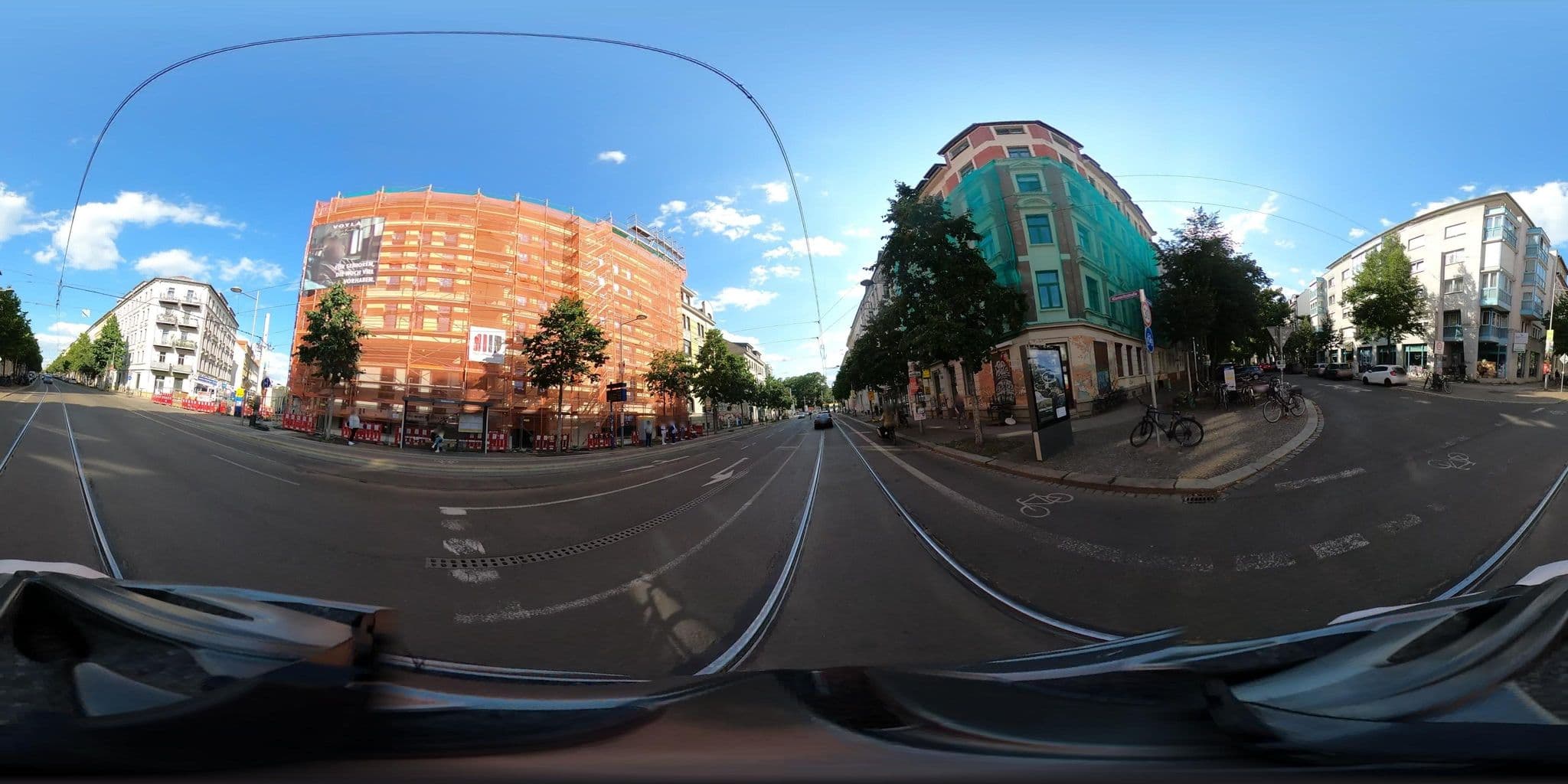 Street view near Exklusive Wohnung mit Dachterrasse in Schleußig, Kleinzschocher — © kopra (CC BY-SA · Mapillary)