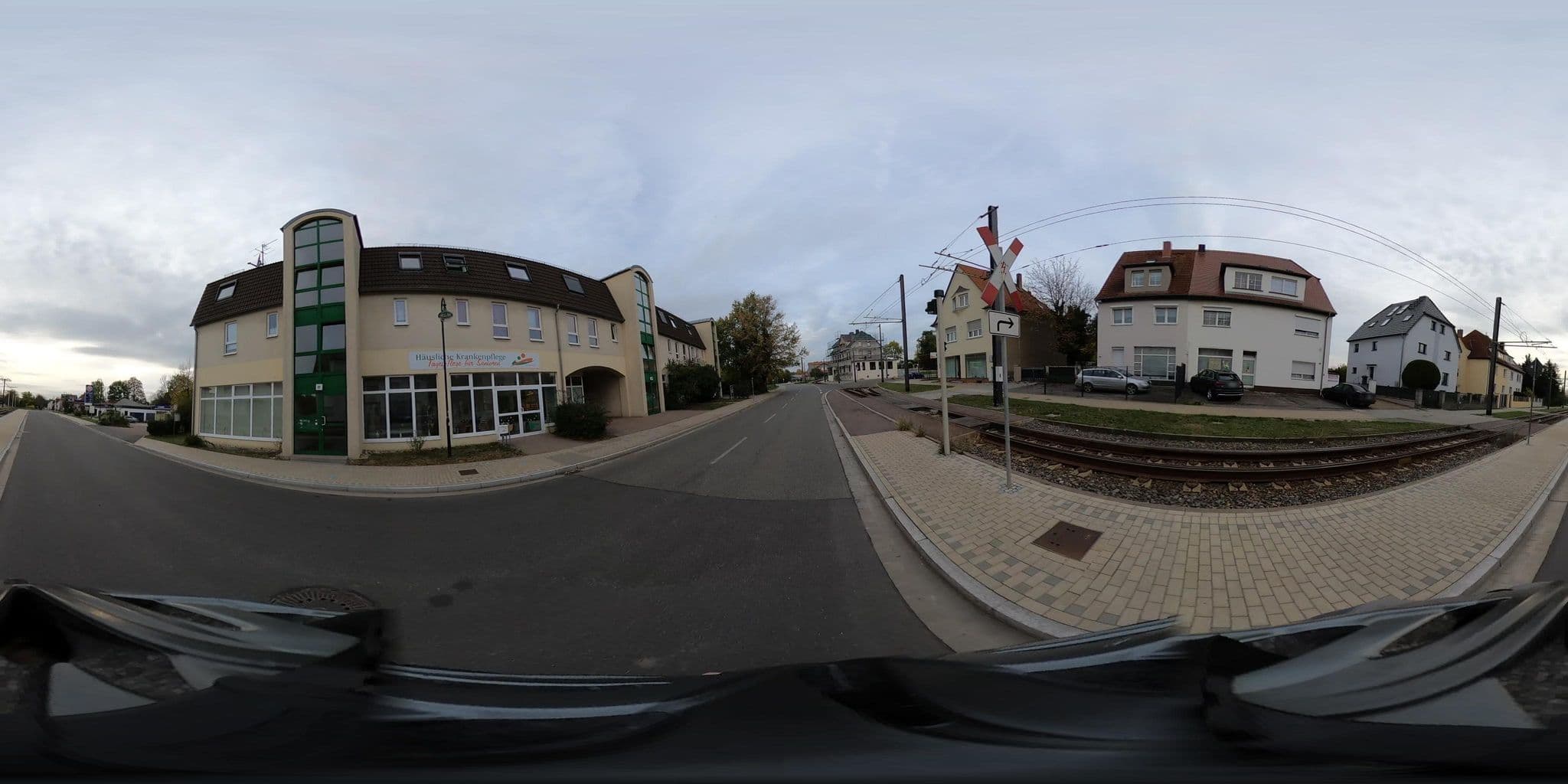Street view near 2 Ferienwohnungen Monteurwohnung Pension Familie Rabes / Hotel Service, Bad Dürrenberg — © kopra (CC BY-SA · Mapillary)