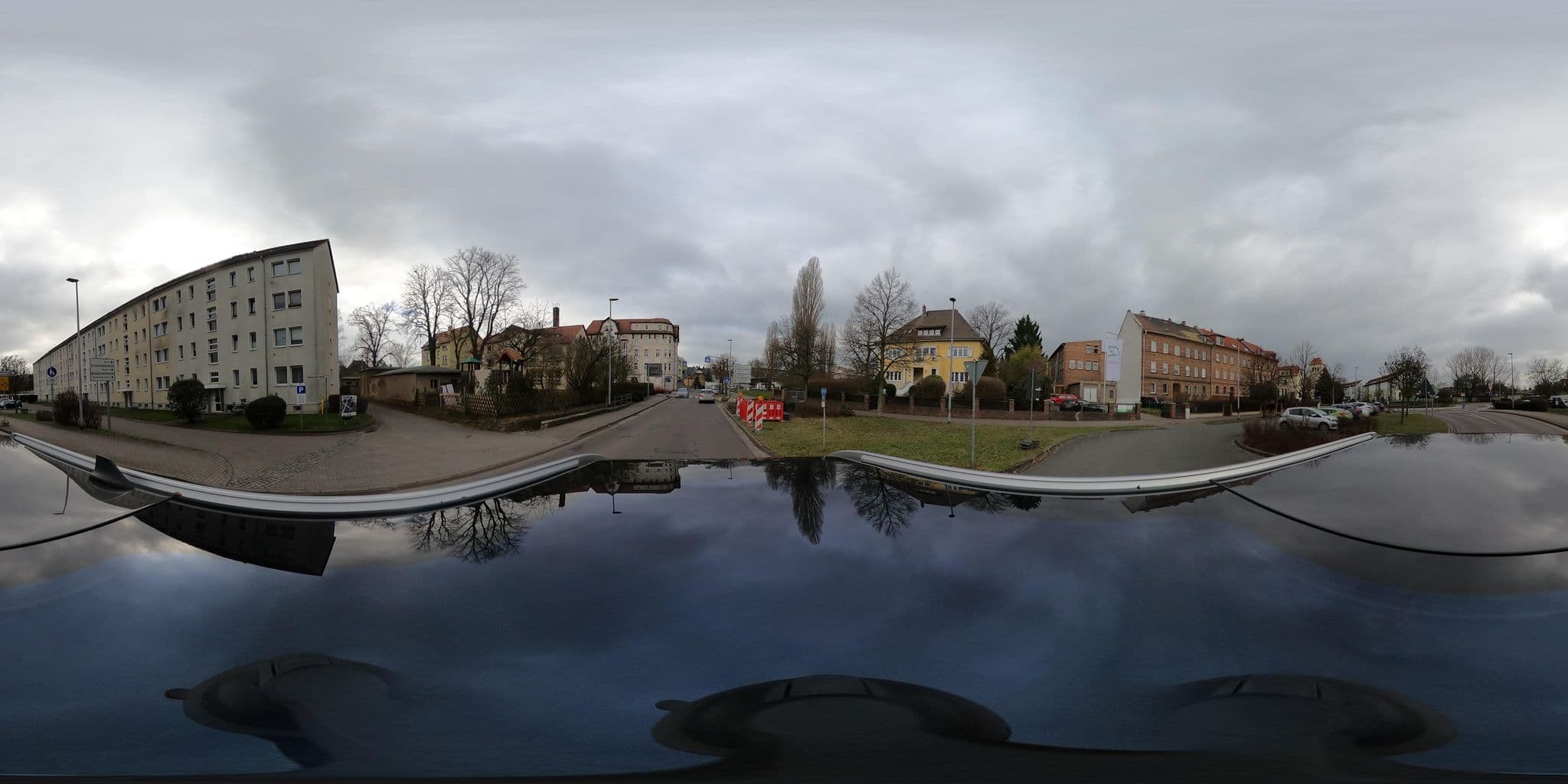 Street view near Villa Romahn, Schkeuditz — © ToMaJaJu (CC BY-SA · Mapillary)