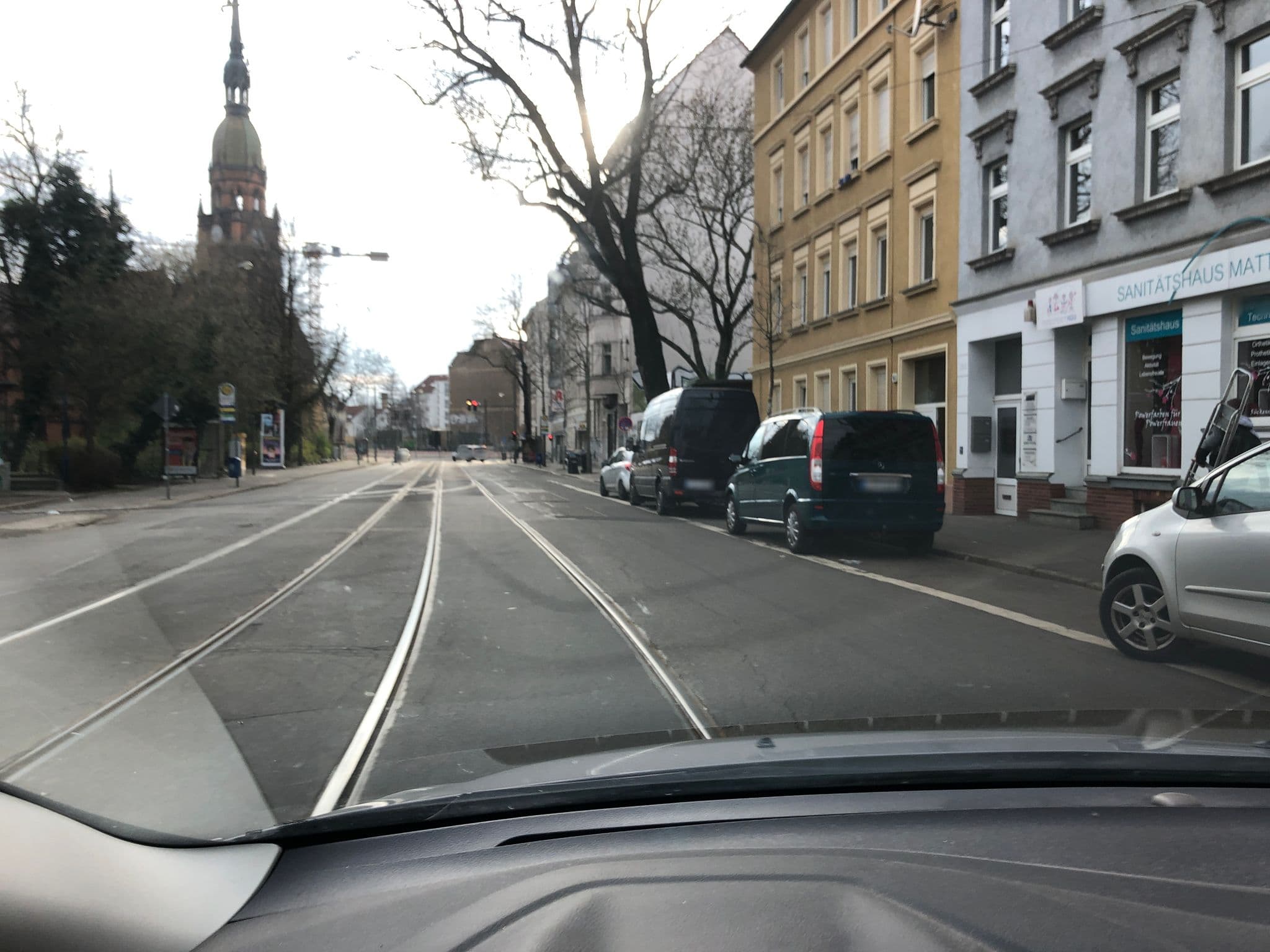 Street view near Pfefferkiste, Leipzig — © bejotel (CC BY-SA · Mapillary)