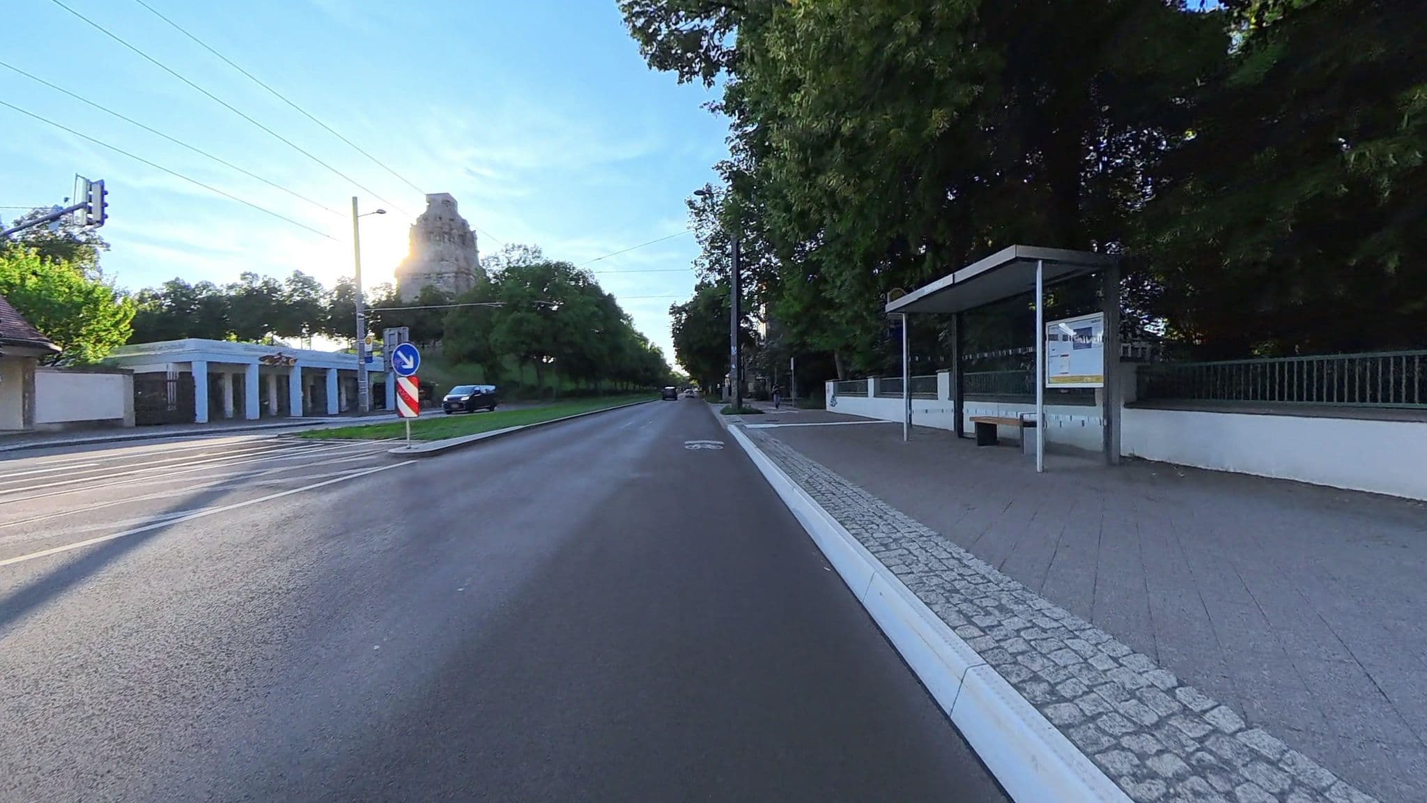 Street view near Apartment am Völkerschlachtdenkmal, Leipzig — © AR88 (CC BY-SA · Mapillary)