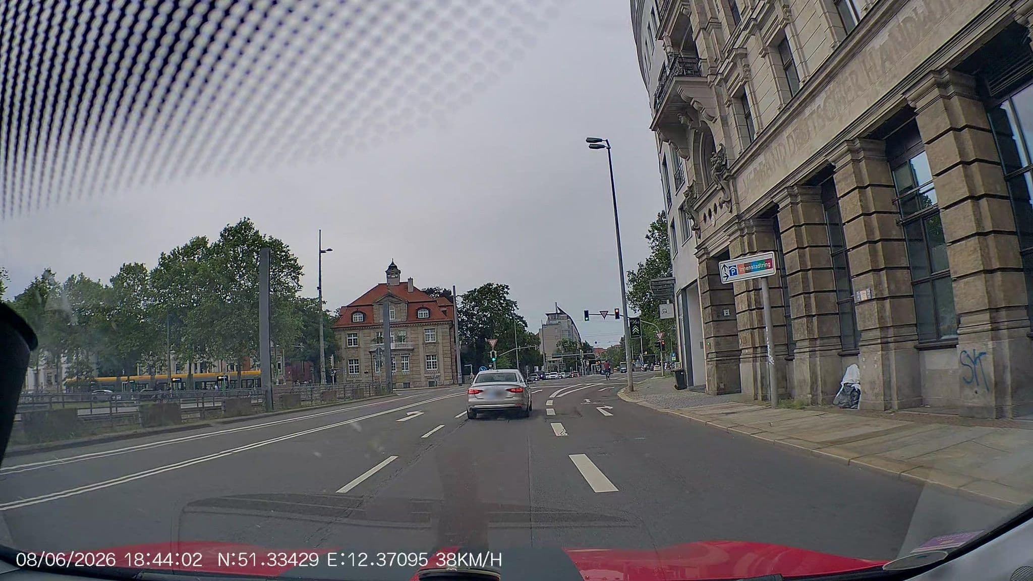 Street view near Haveana Apartments Zentrum Harkort, Leipzig — © AR88 (CC BY-SA · Mapillary)