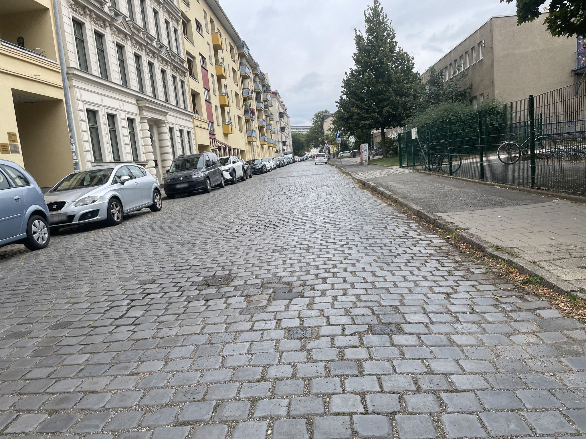 Street view near Leipzig City Appartments, Leipzig — © fatbikecanyon (CC BY-SA · Mapillary)