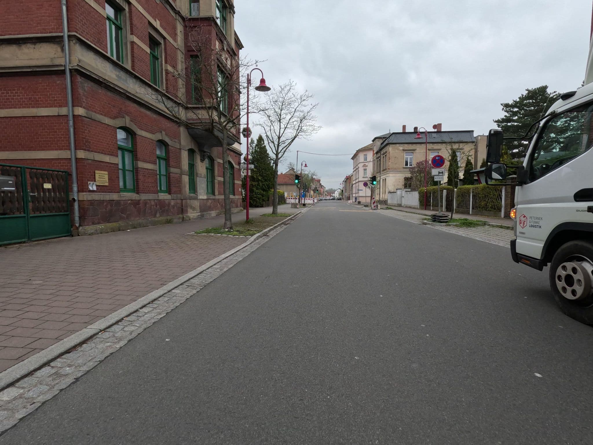 Street view near Pension Goldene Kugel, Naunhof — © kopra (CC BY-SA · Mapillary)