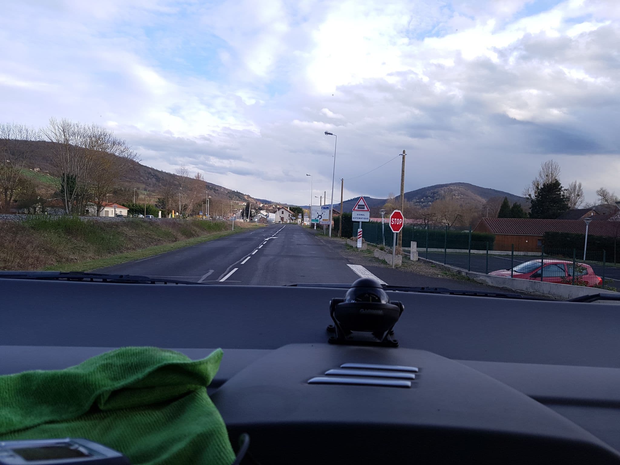 Street view near Hôtel La Colombière, Massiac — © bernardvoyageur (CC BY-SA · Mapillary)