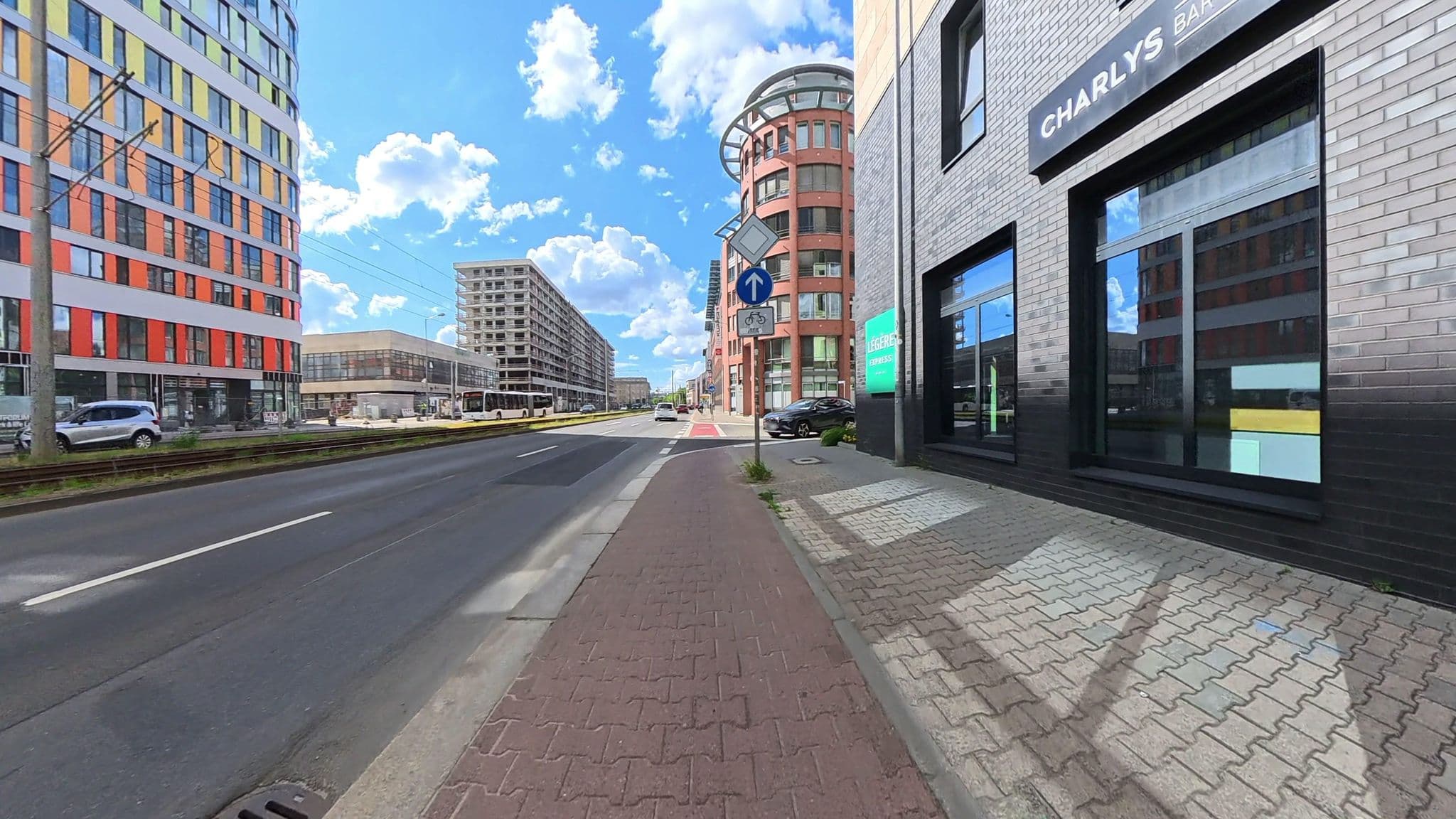 Street view near Fibona GmbH, Leipzig — © AR88 (CC BY-SA · Mapillary)