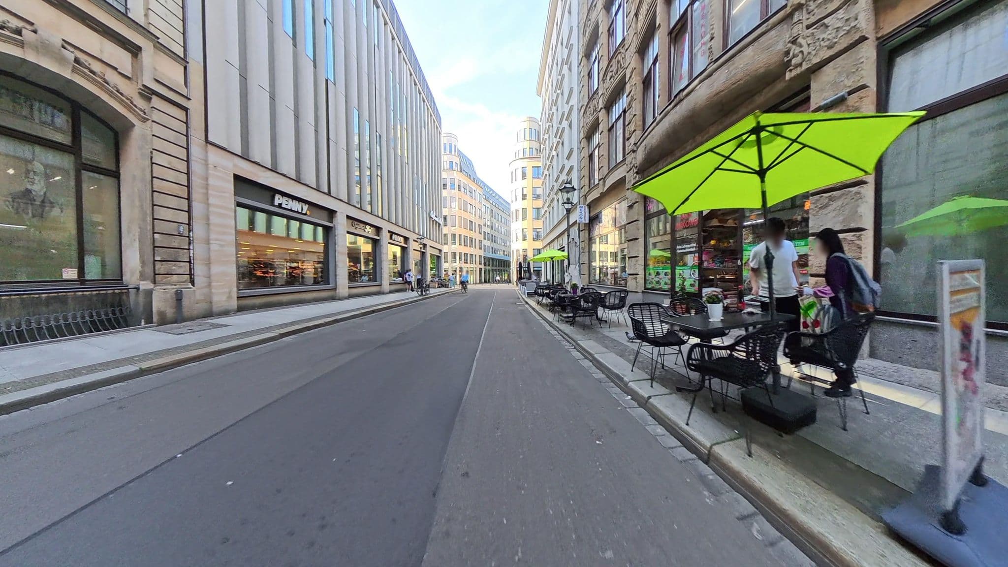 Street view near Aparion Apartments Leipzig City, Leipzig — © AR88 (CC BY-SA · Mapillary)