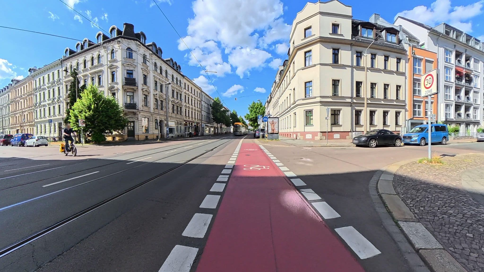 Street view near Marcel Apartments Leipzig, Gohlis — © AR88 (CC BY-SA · Mapillary)