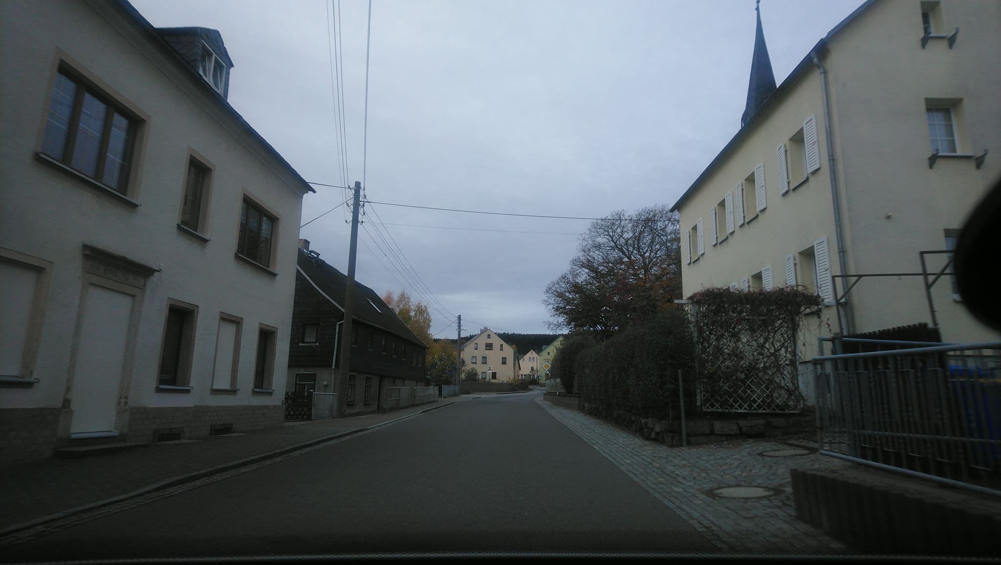 Street view near Ferienwohnung Annemarie - DHR, Thum — © maikm (CC BY-SA · Mapillary)