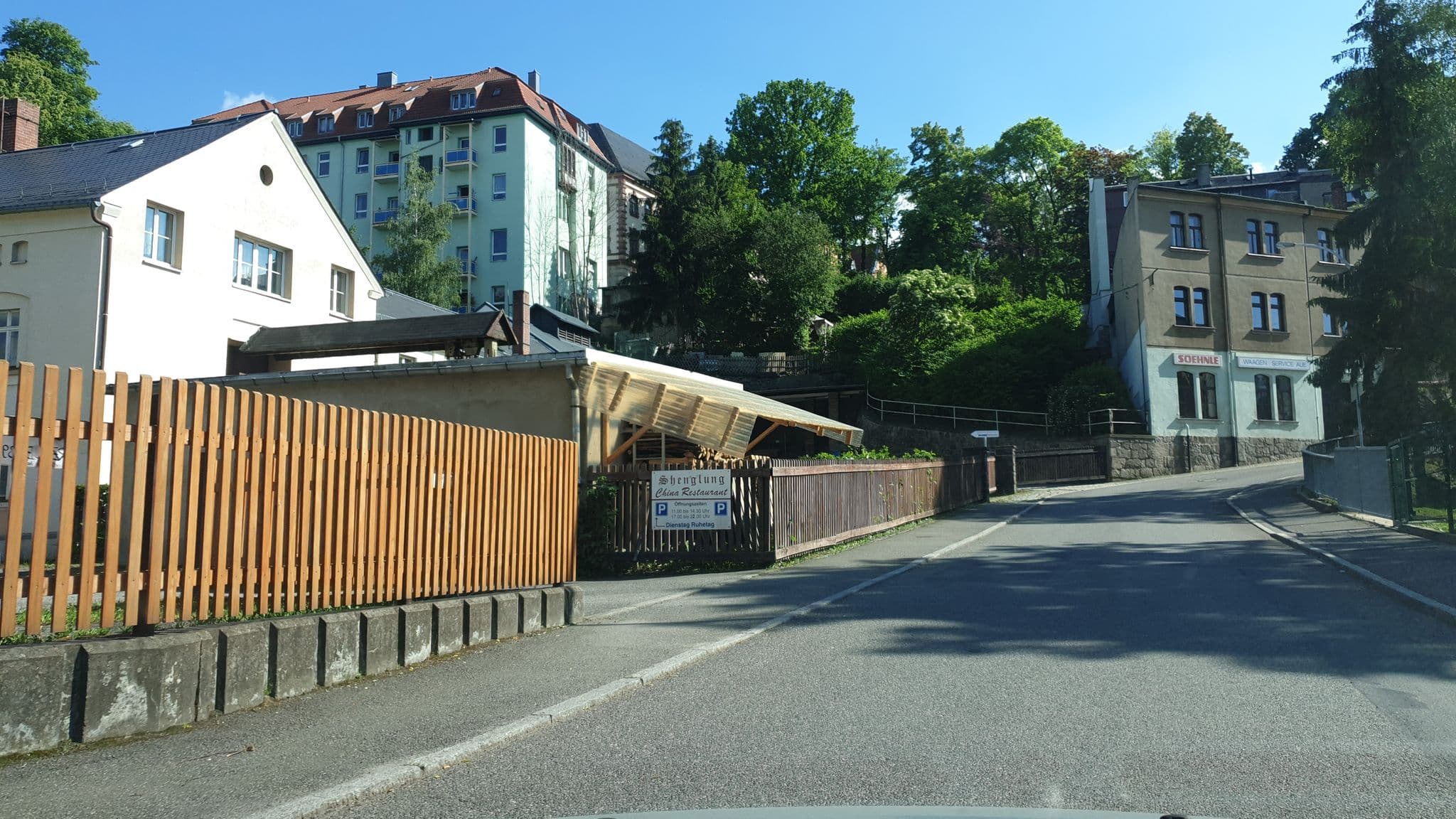 Street view near Gaststätte Brauhaus Aue und Pension Seidel, Aue — © canislupus (CC BY-SA · Mapillary)