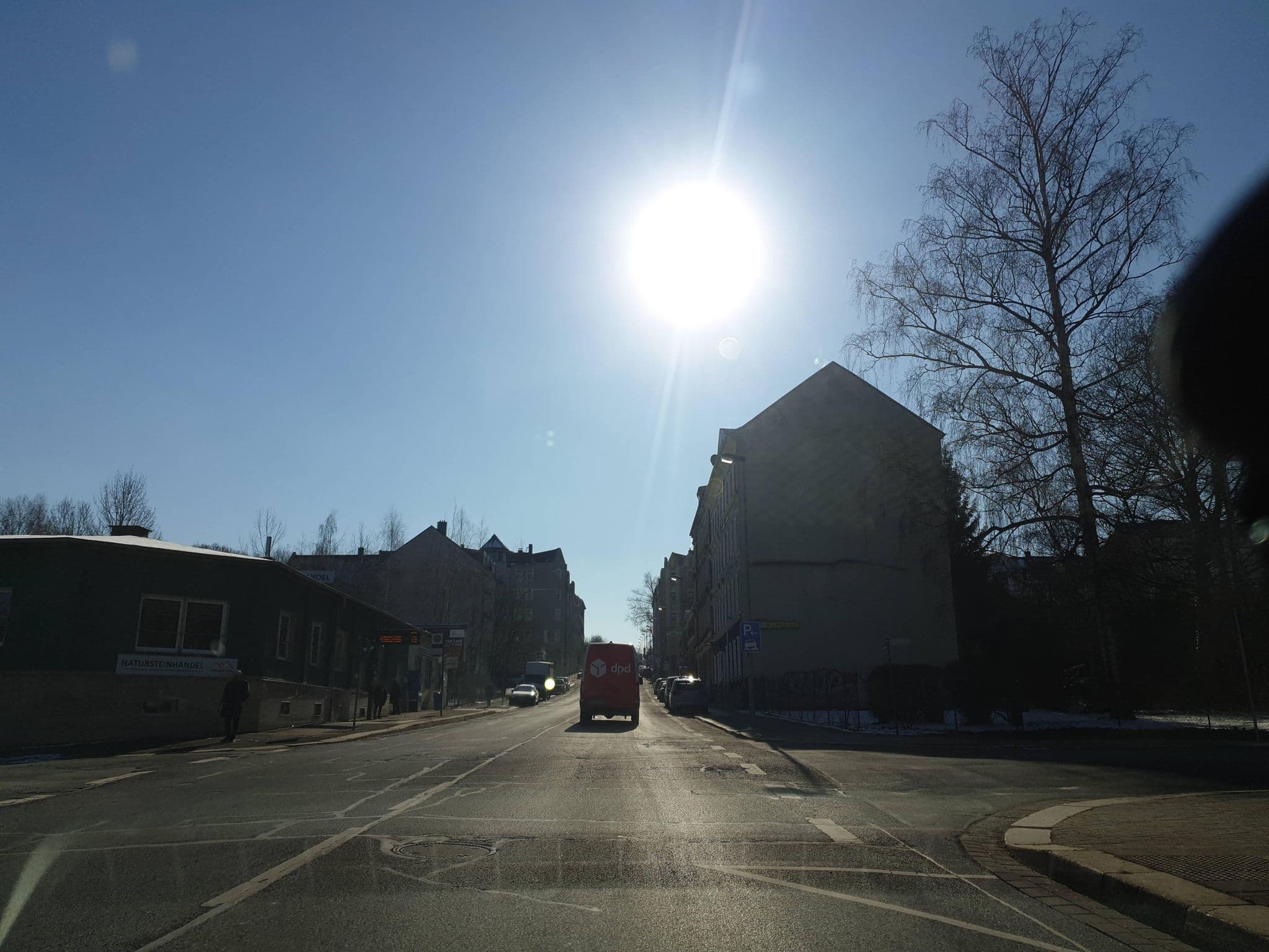 Street view near Pension Tiffany, Chemnitz — © canislupus (CC BY-SA · Mapillary)