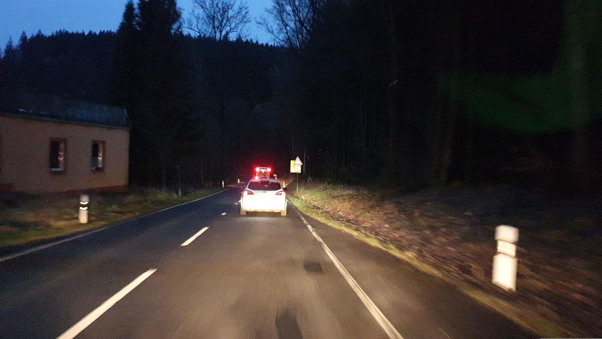 Street view near Jagdschänke Pension, Scharfenstein — © canislupus (CC BY-SA · Mapillary)